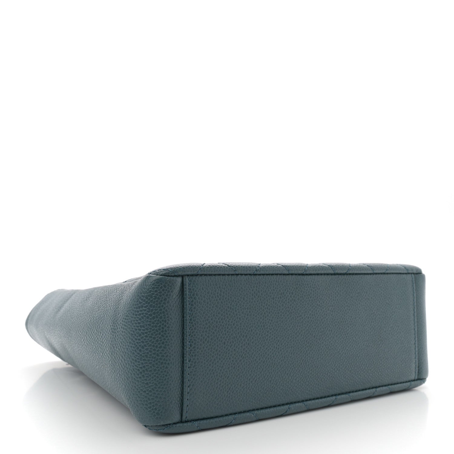 Caviar Quilted Petit Shopping Tote PST Blue