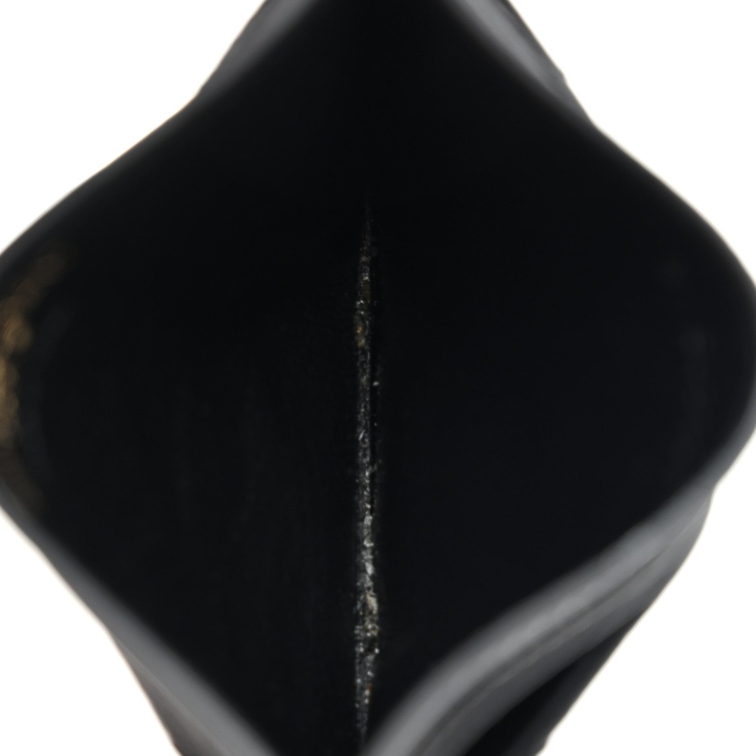 Grain De Poudre Matelasse Chevron Monogram Credit Card Case Black