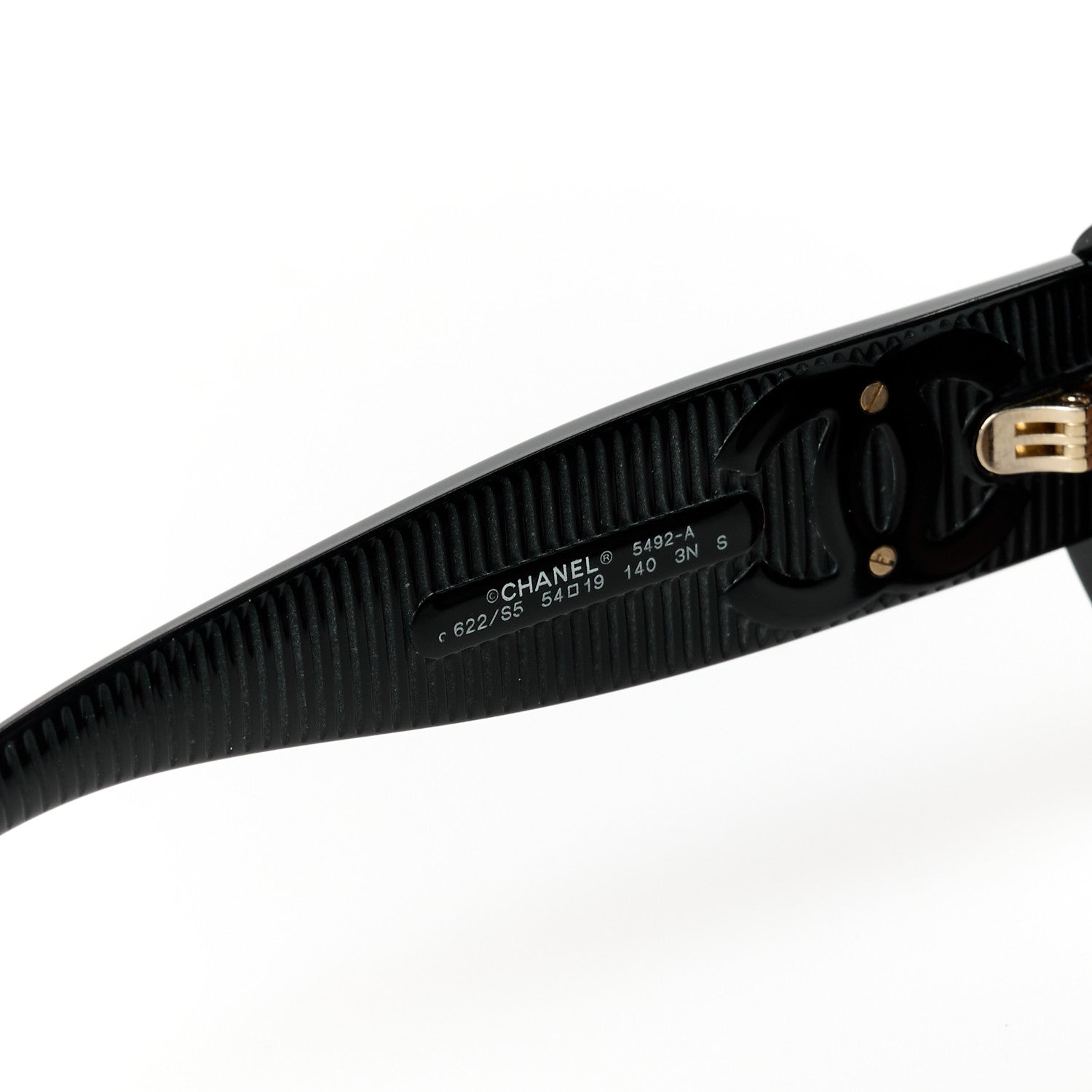 Acetate Butterfly Large CC Sunglasses 5492-A Black