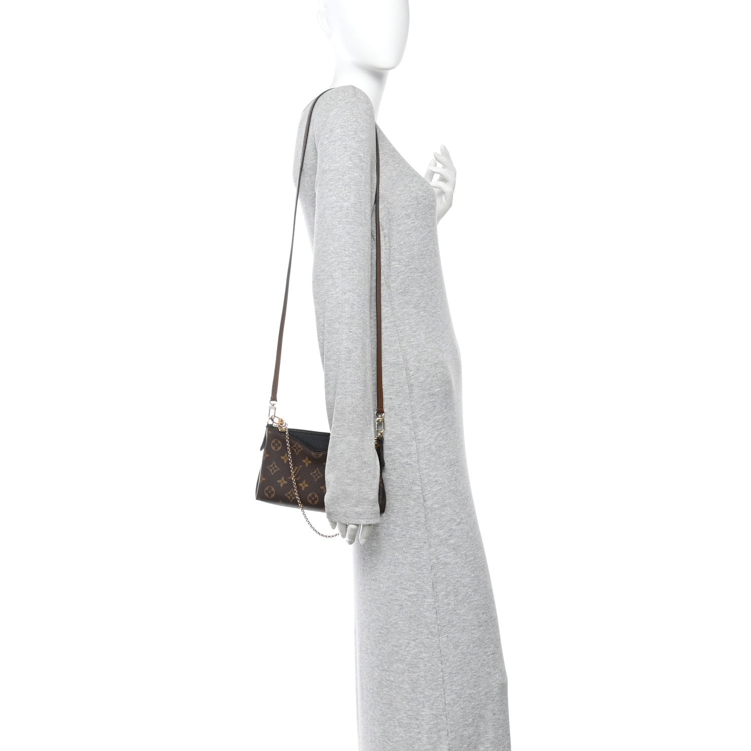 Monogram Pallas Clutch Black