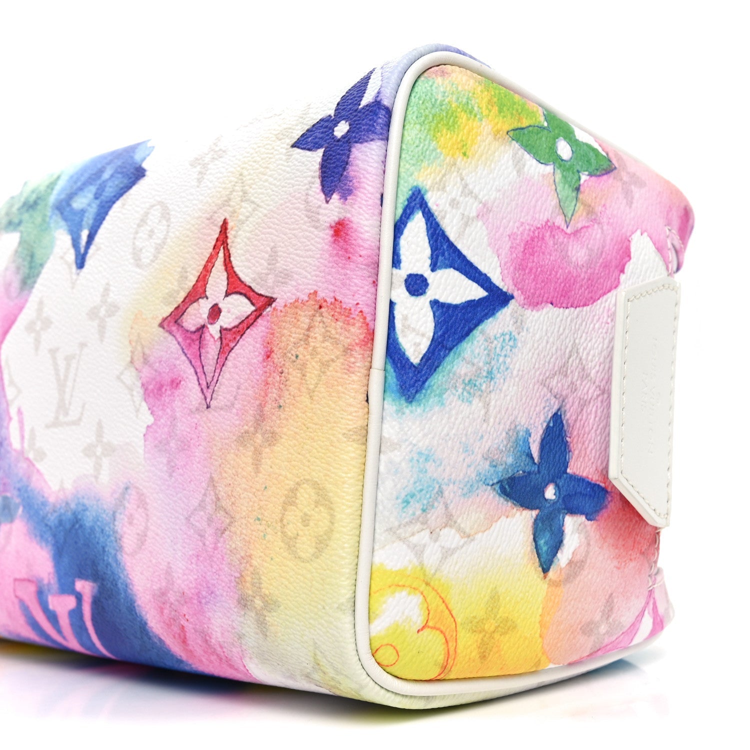 Monogram Watercolor Dopp Kit Toilet Pouch Multicolor