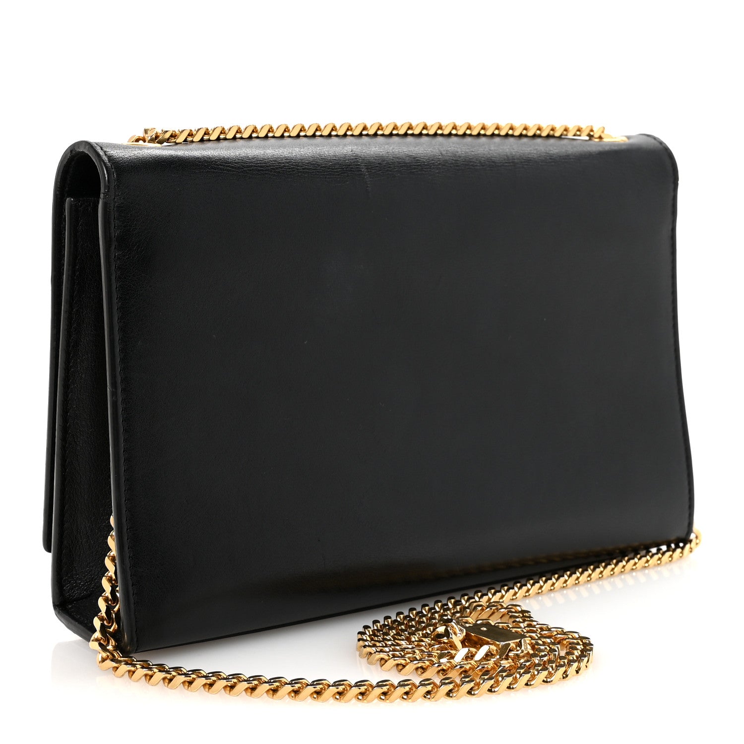 Lambskin Medium Cloud Star Monogram Kate Satchel Black