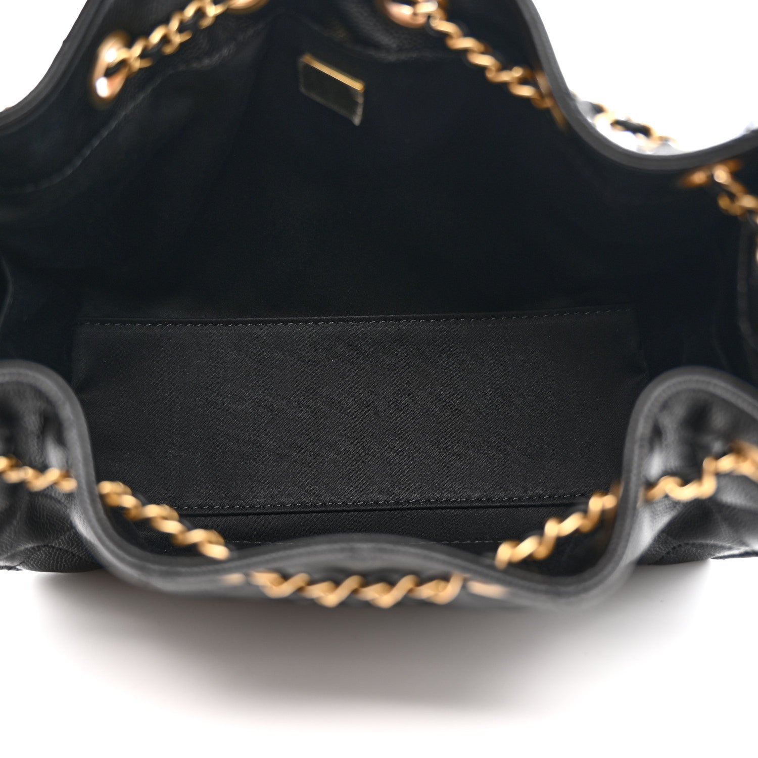 Caviar Quilted Mini Chanel 25 Handbag Black