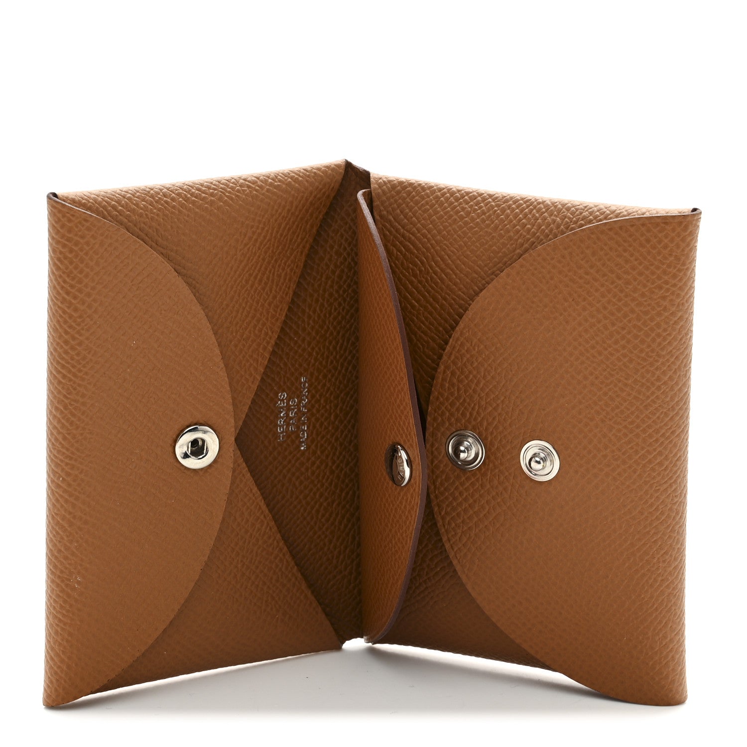 Epsom Calvi Duo Card Case Gold