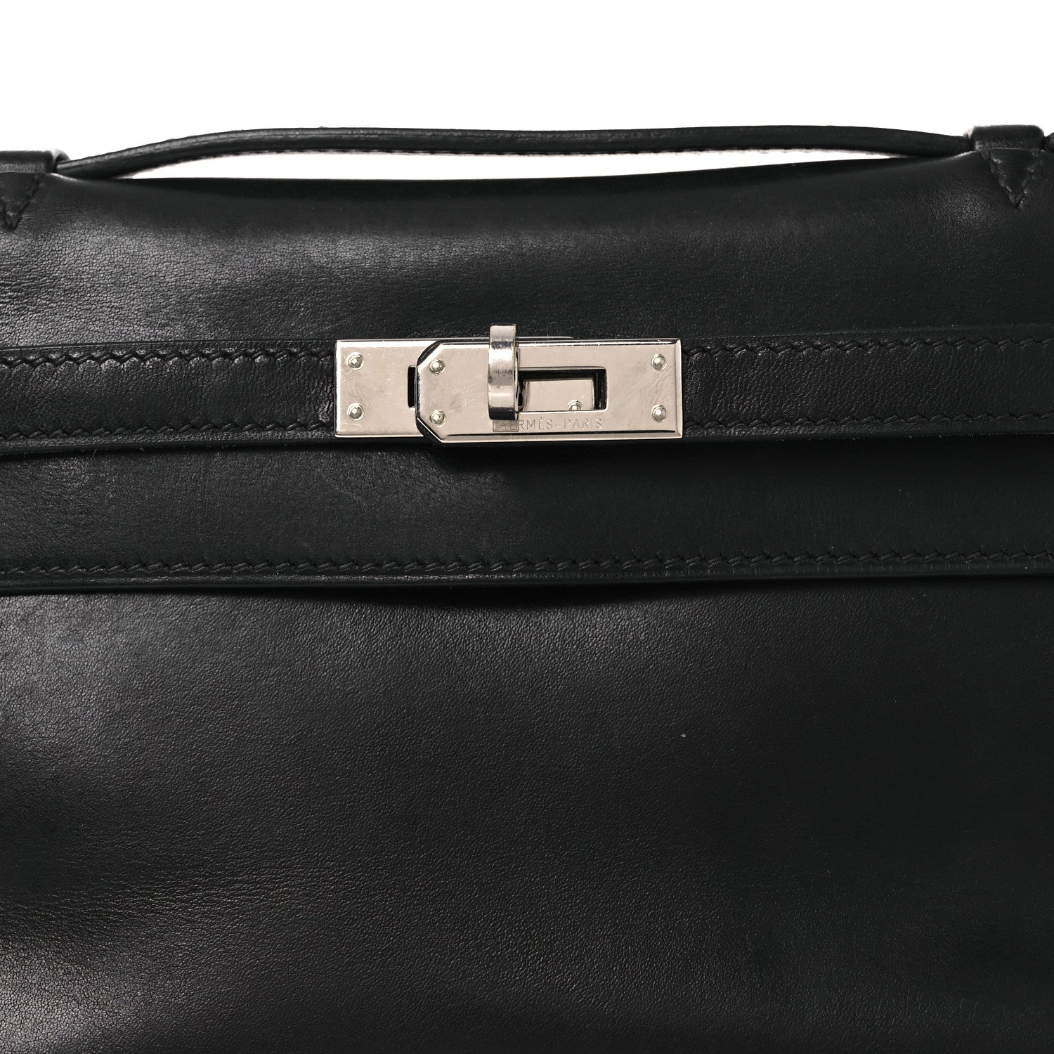 Box Kelly Pochette Clutch Black