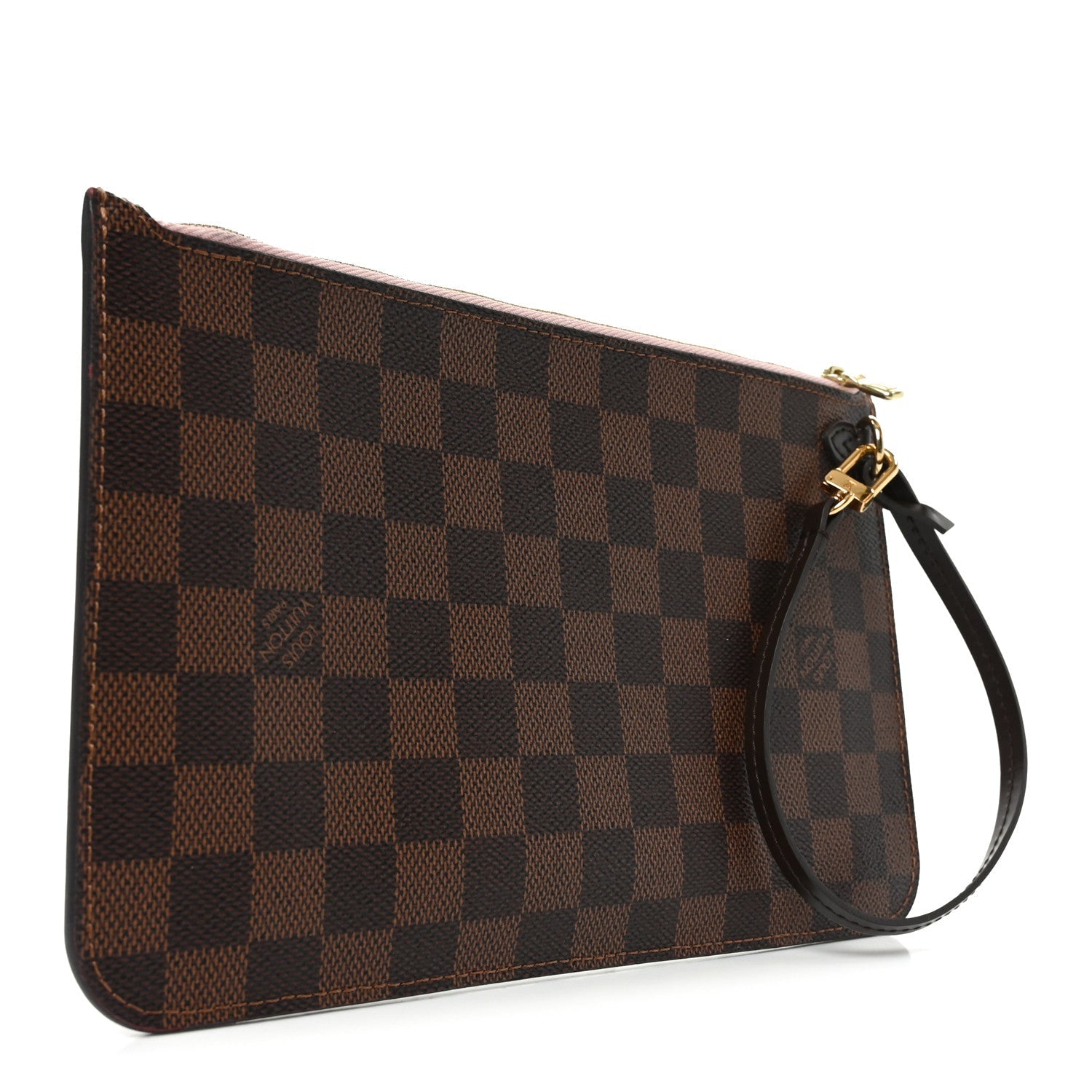 Damier Ebene Neverfull MM GM Pochette Rose Ballerine