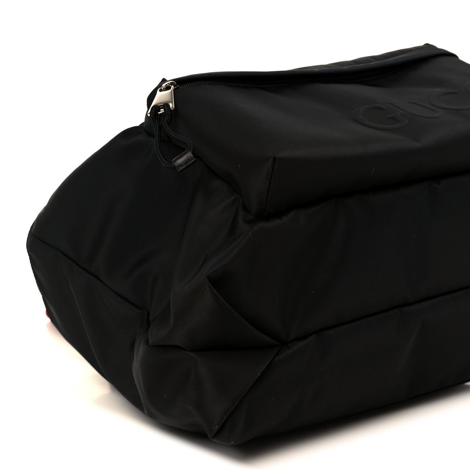 Nylon Logo Tote Black
