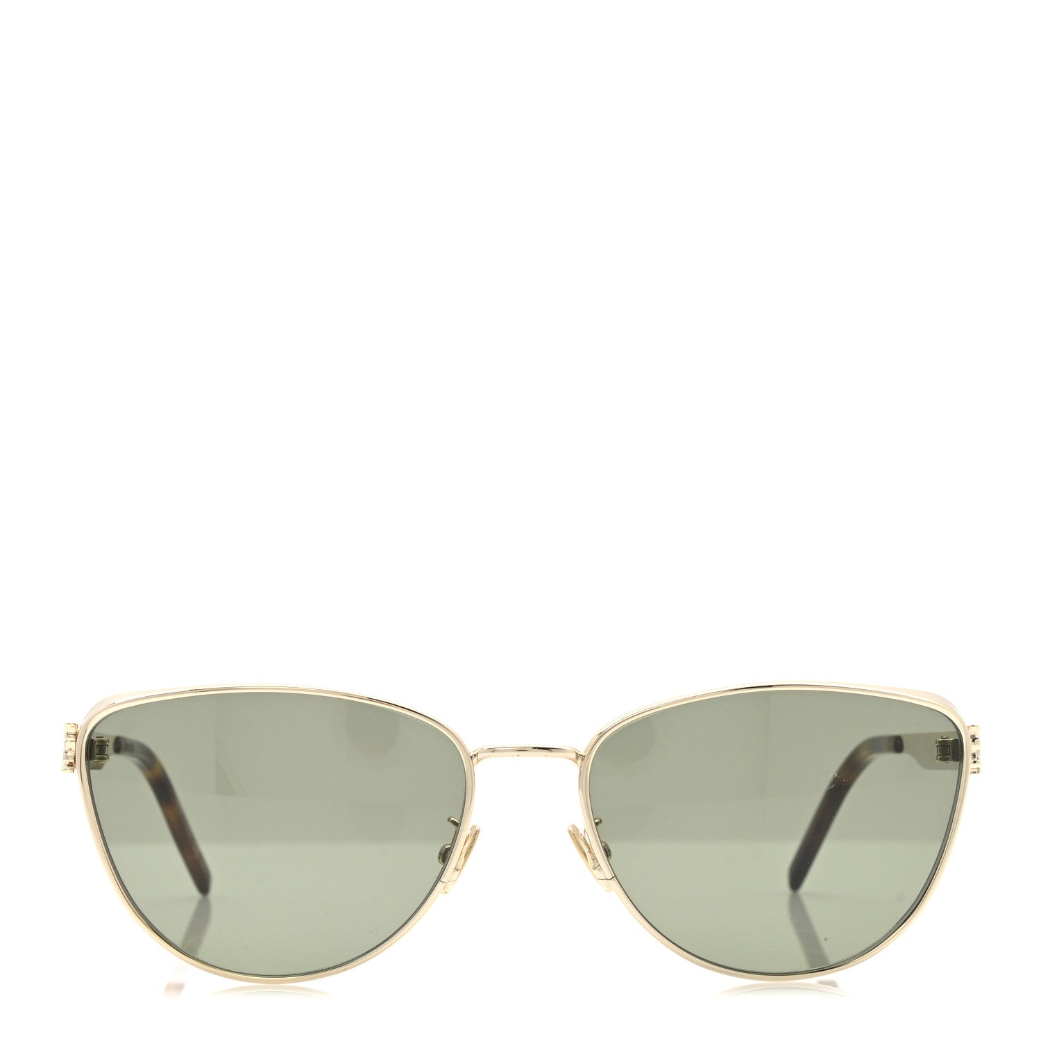Metal SL M90 Cat Eye Sunglasses Gold
