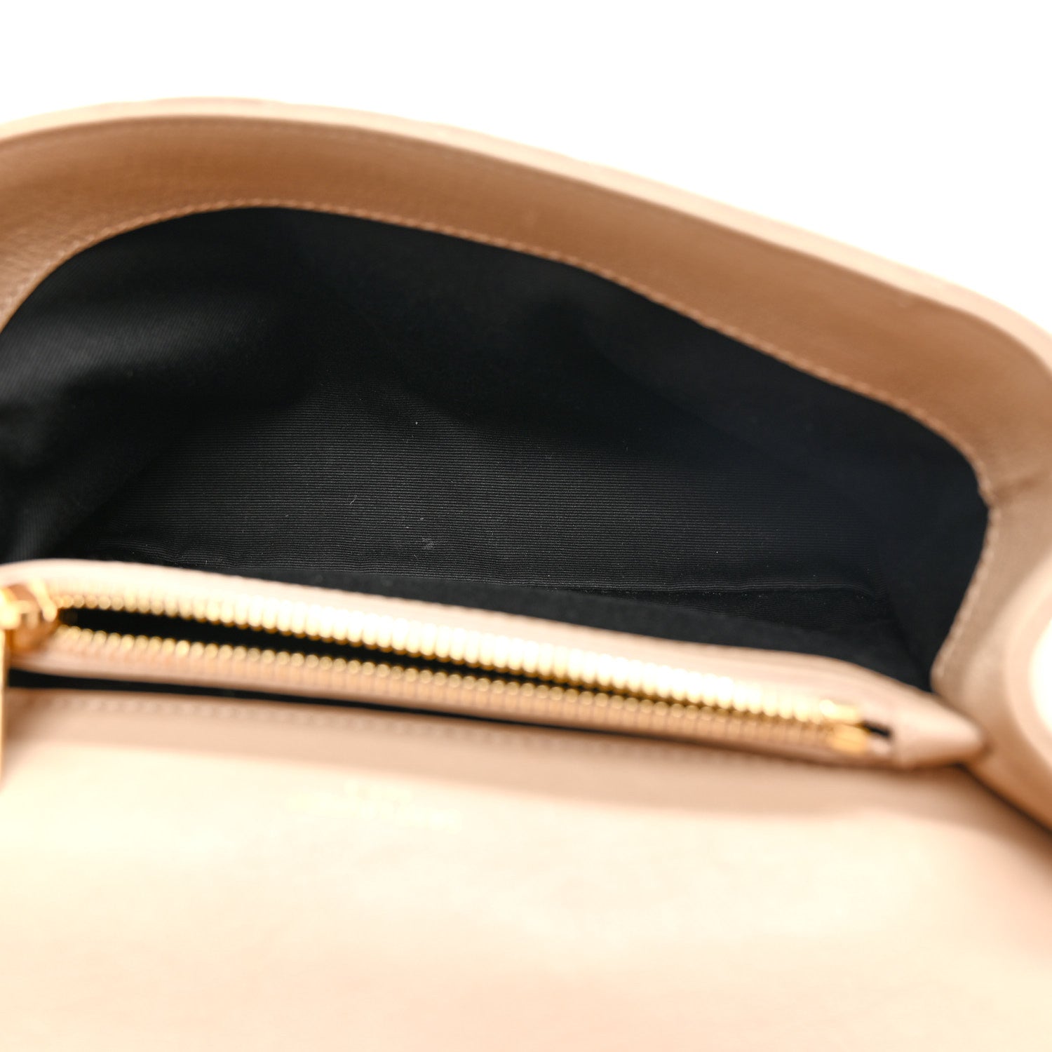 Sheepskin Matelasse Chevron Monogram Medium College Bag Dark Beige
