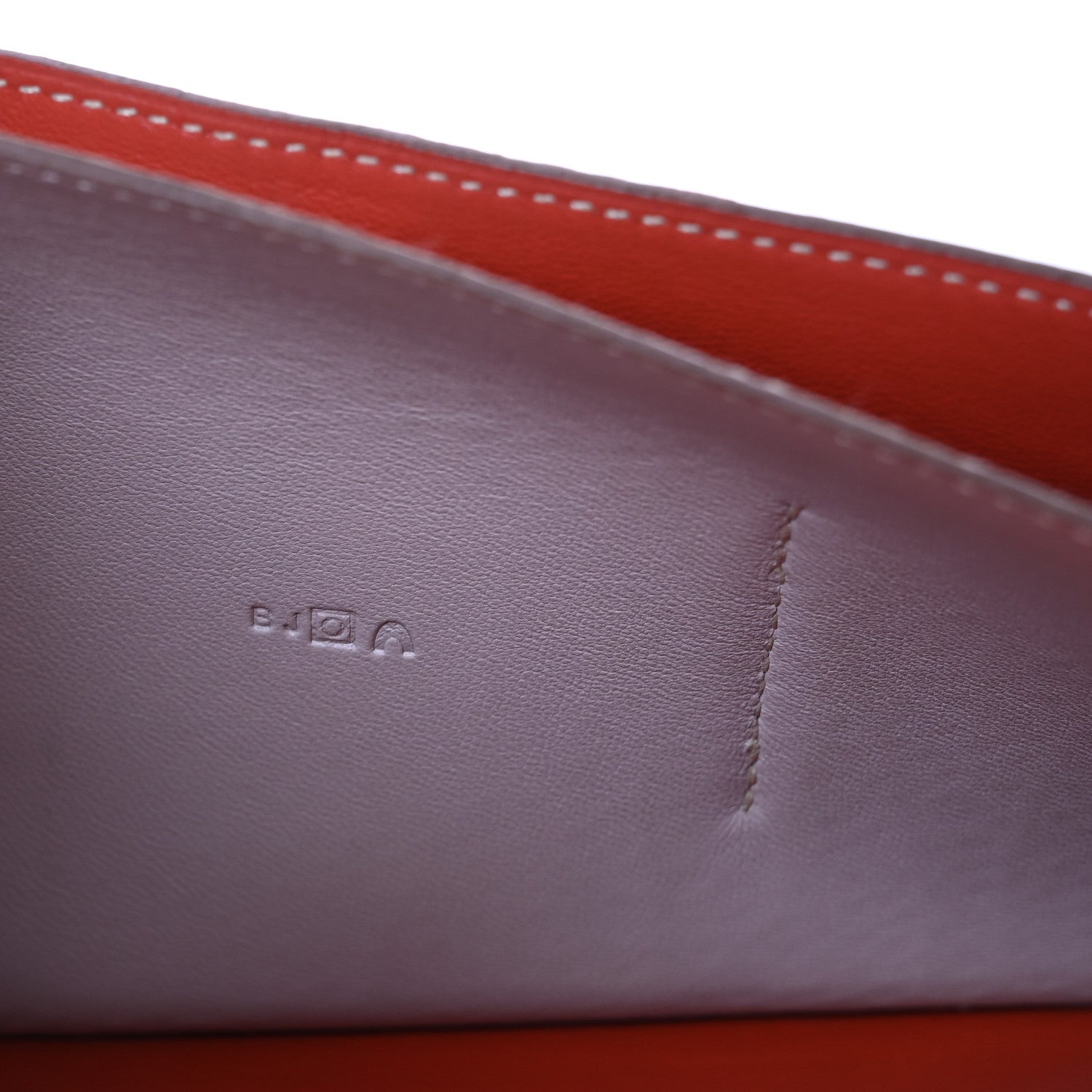 Togo Dogon Duo Wallet Rouge Garance Gris Mouette