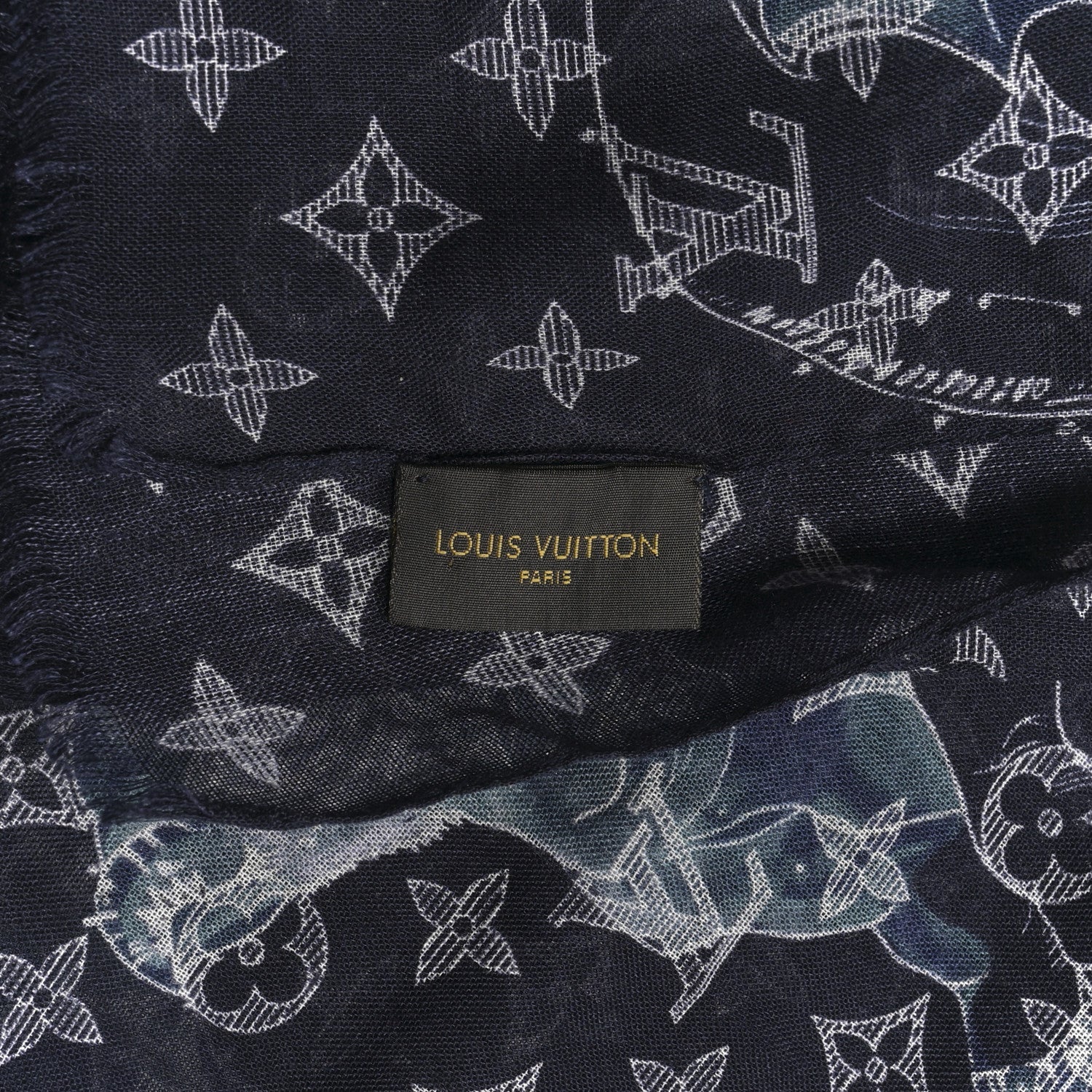 Cashmere Silk Chapman Brothers Stole Blue
