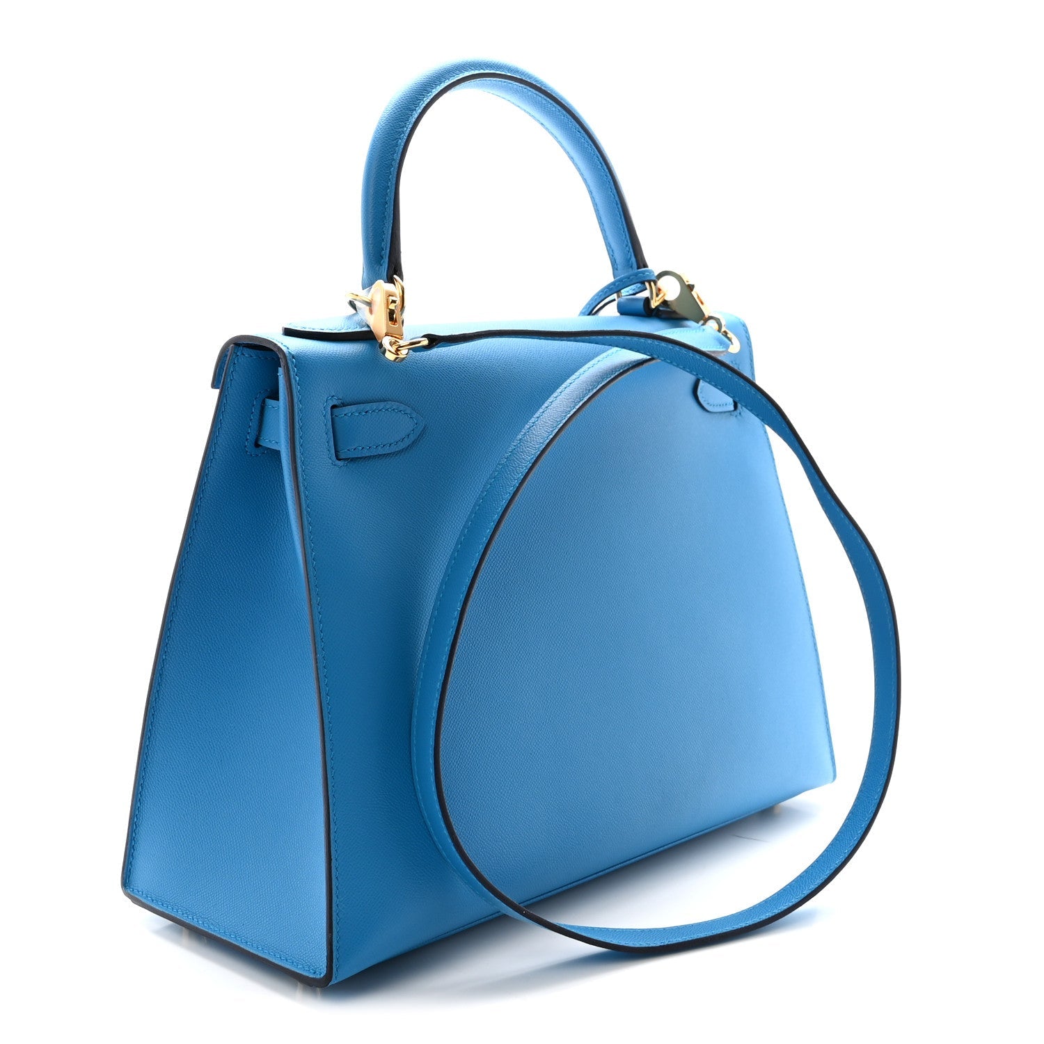 Epsom Kelly Sellier 28 Bleu Frida