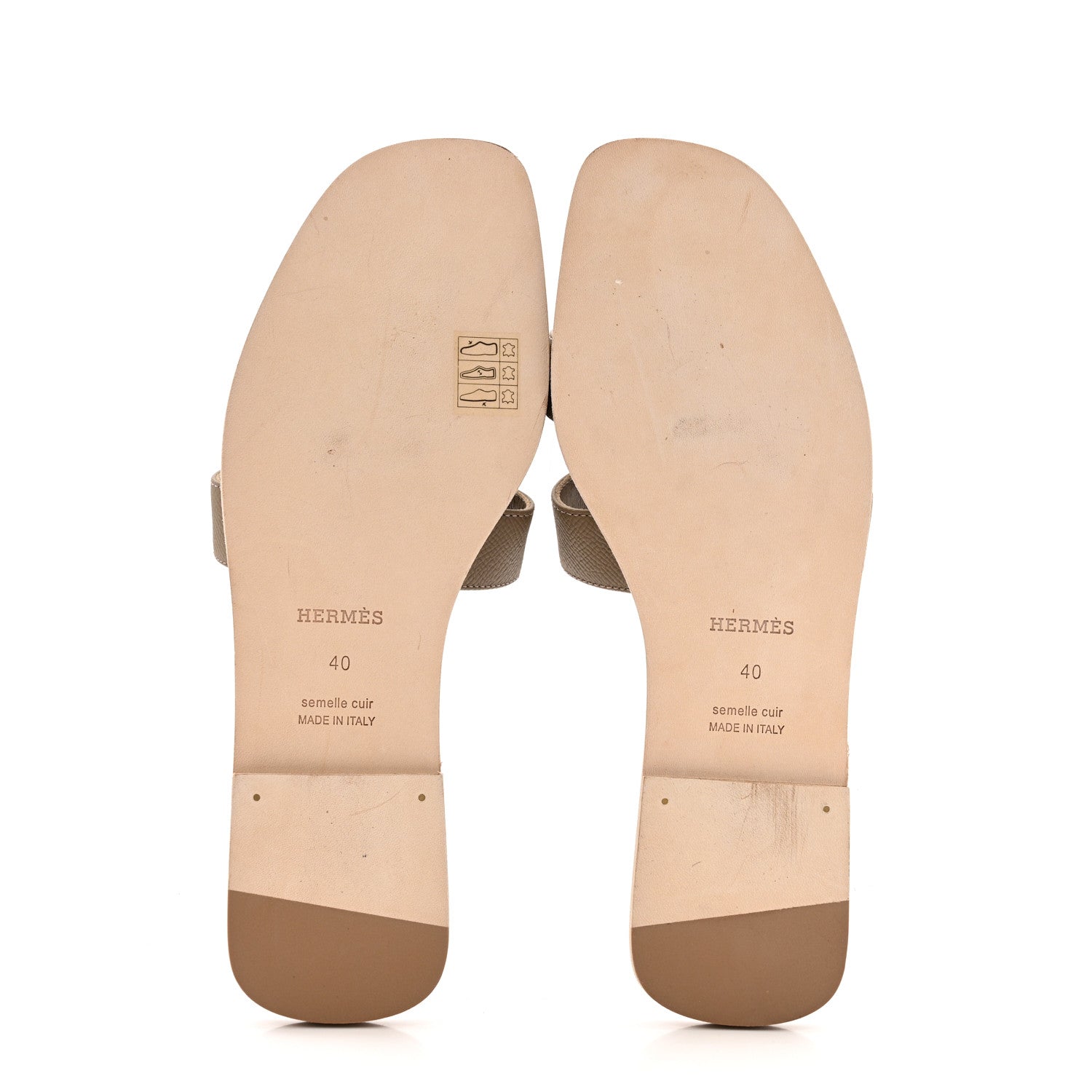 Epsom Oran Sandals 40 Etoupe