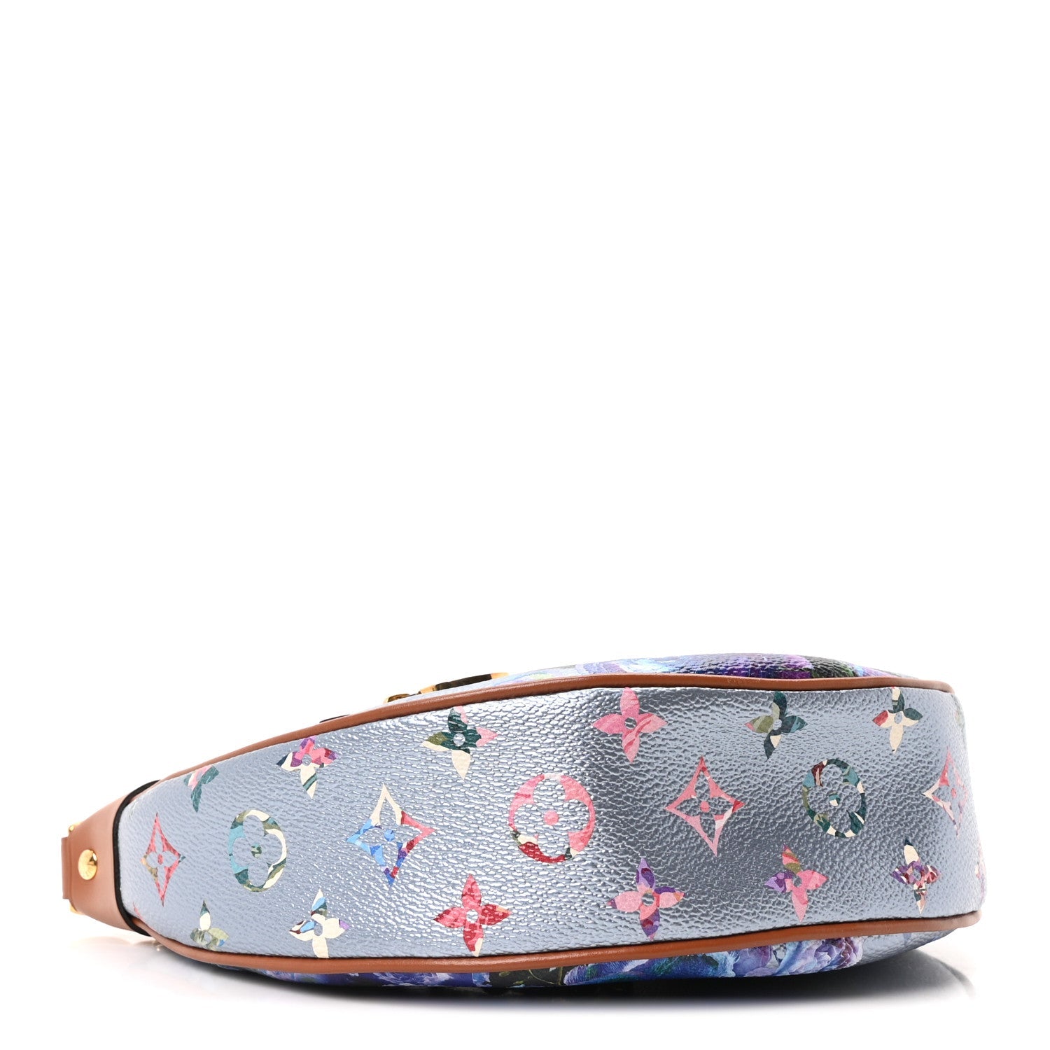 Metallic Monogram LV Garden Loop PM Blue