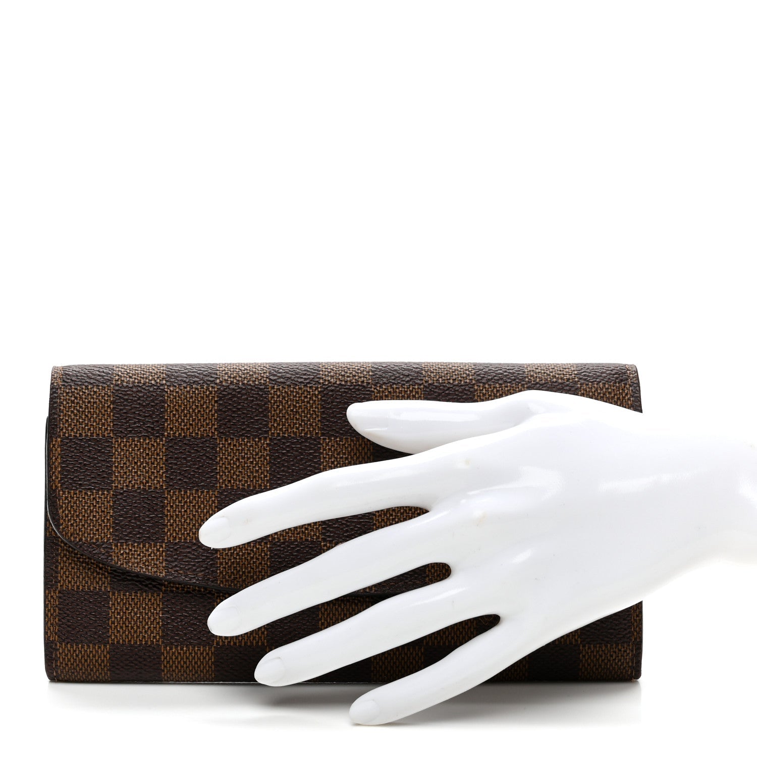 Damier Ebene Emilie Wallet Rose Ballerine