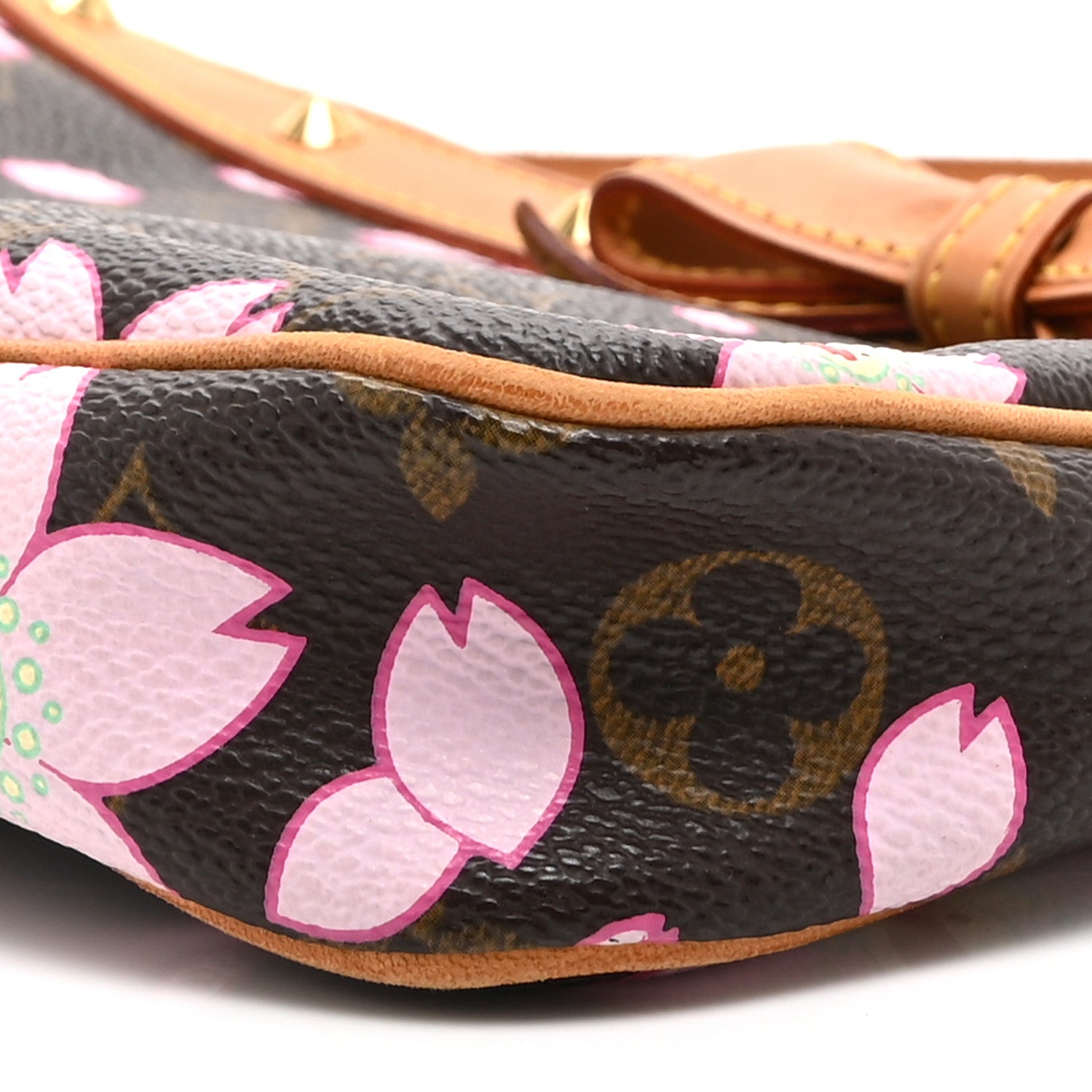 Monogram Cherry Blossom Pochette Accessories Brown