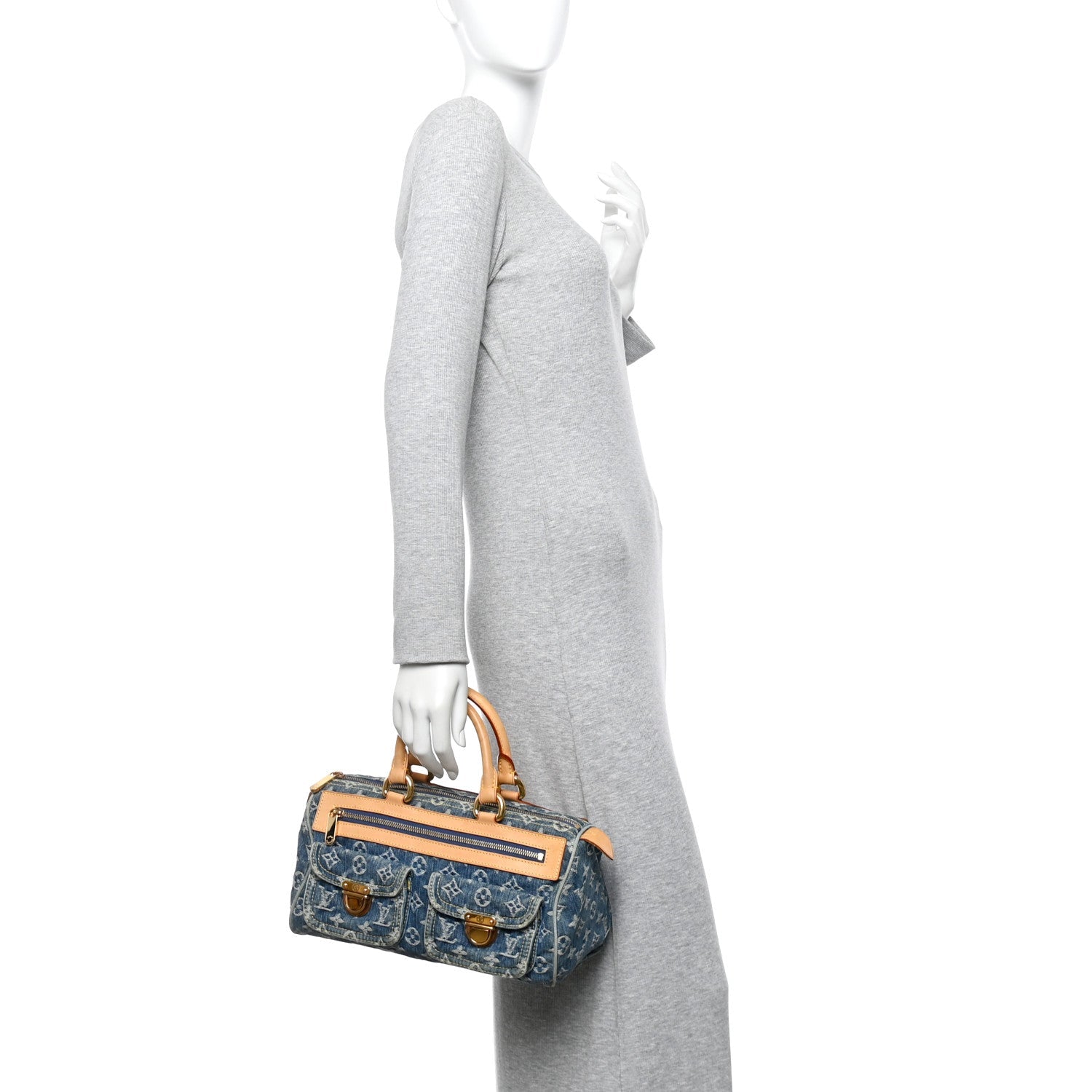 Monogram Denim Neo Speedy Blue