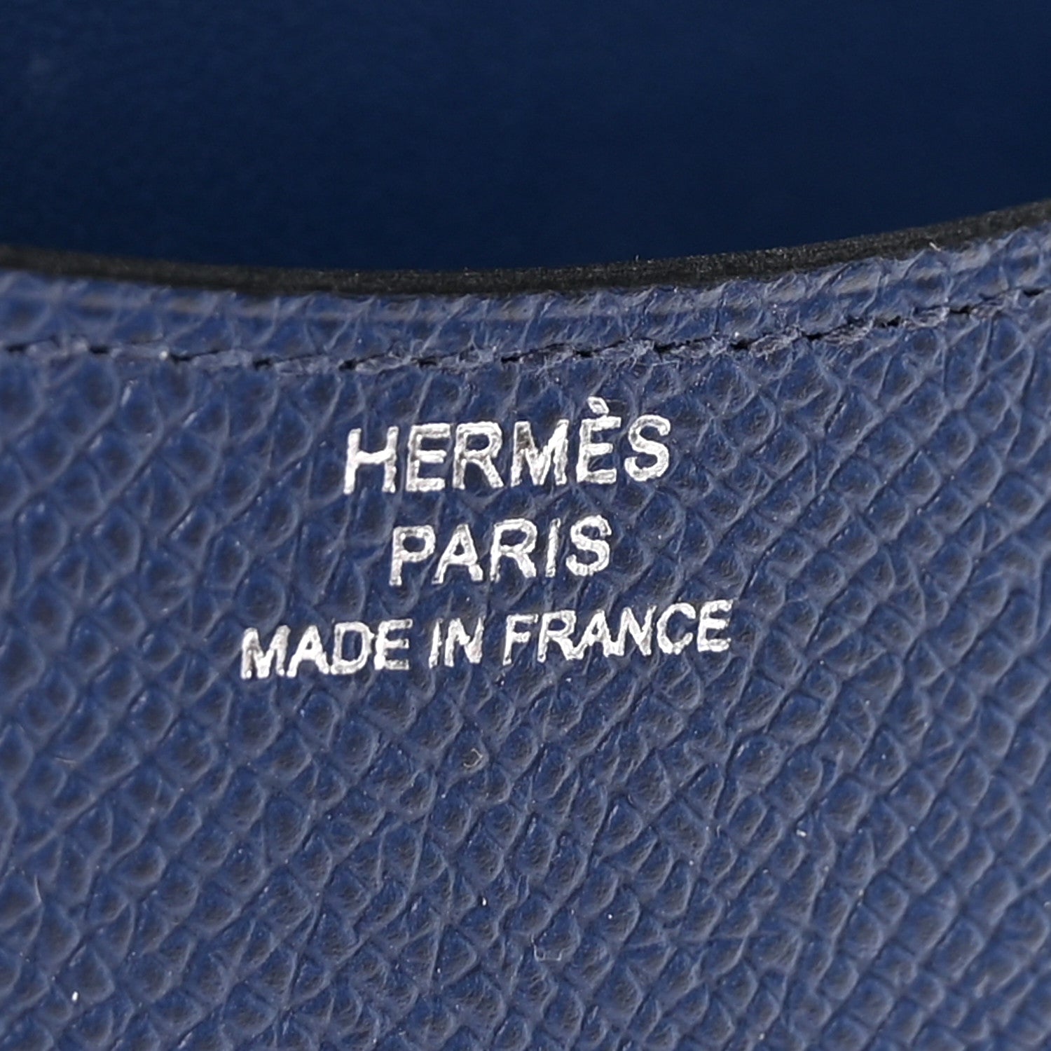 Epsom Constance Slim Wallet Bleu Saphir