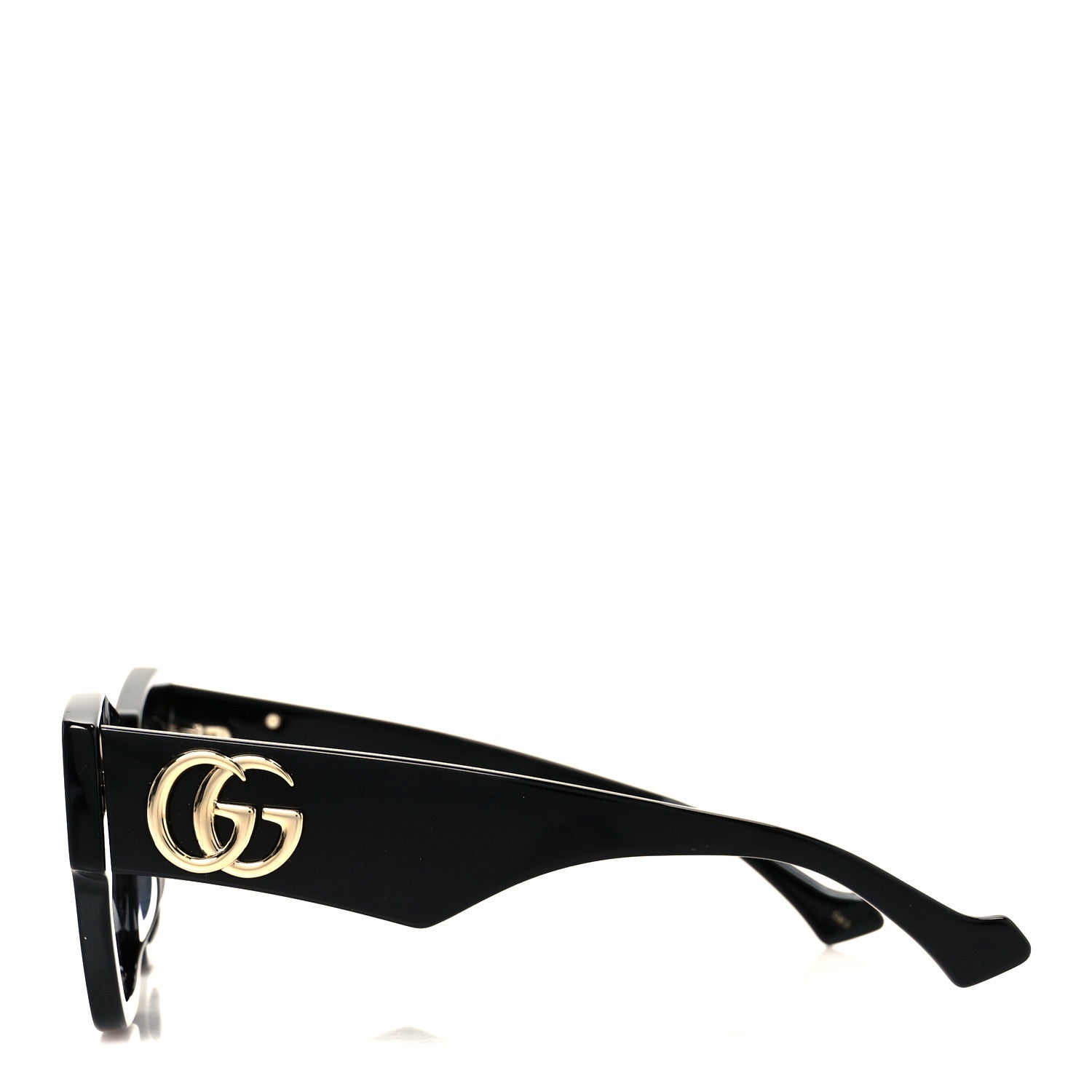 Acetate Square Frame Sunglasses GG1422S Black Grey