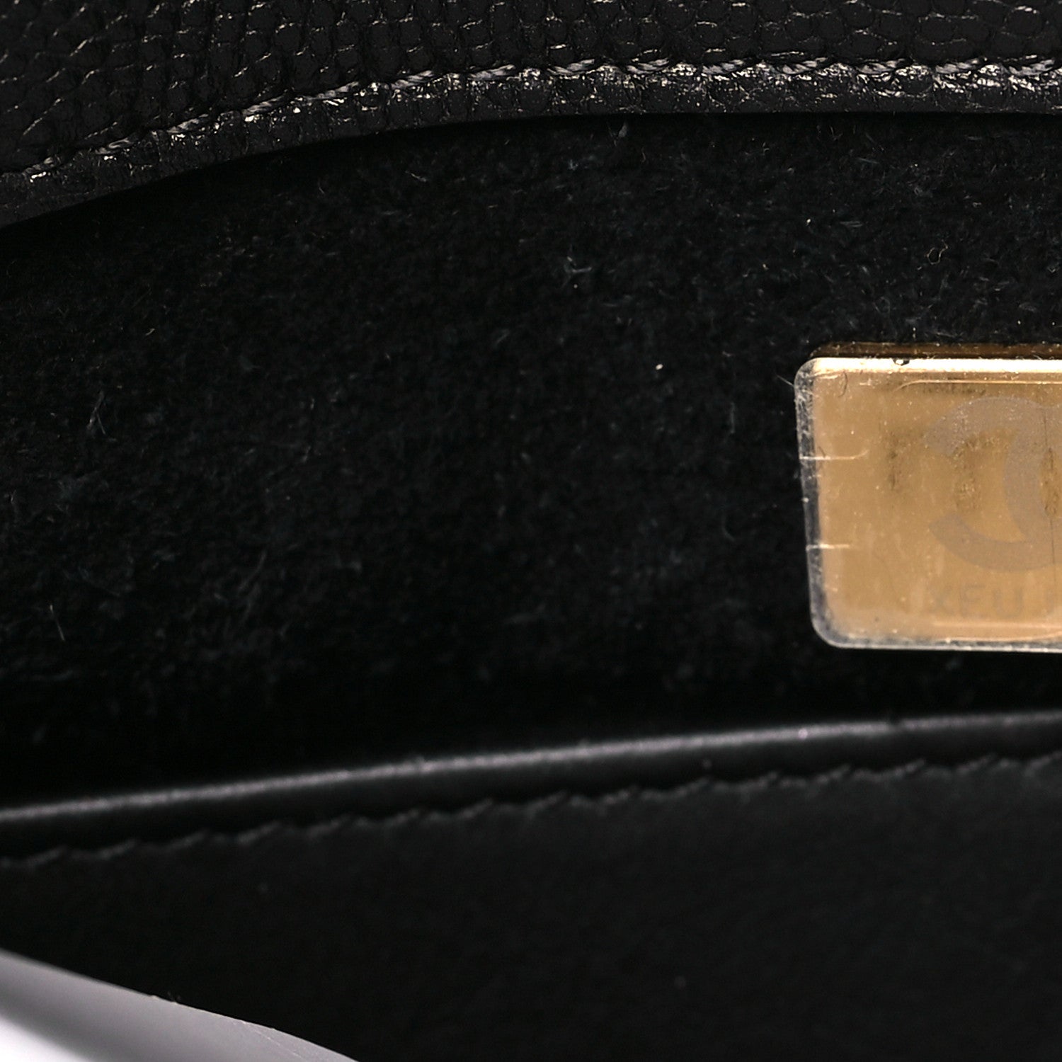 Shiny Caviar Stitched Softly Quilted Tote Black