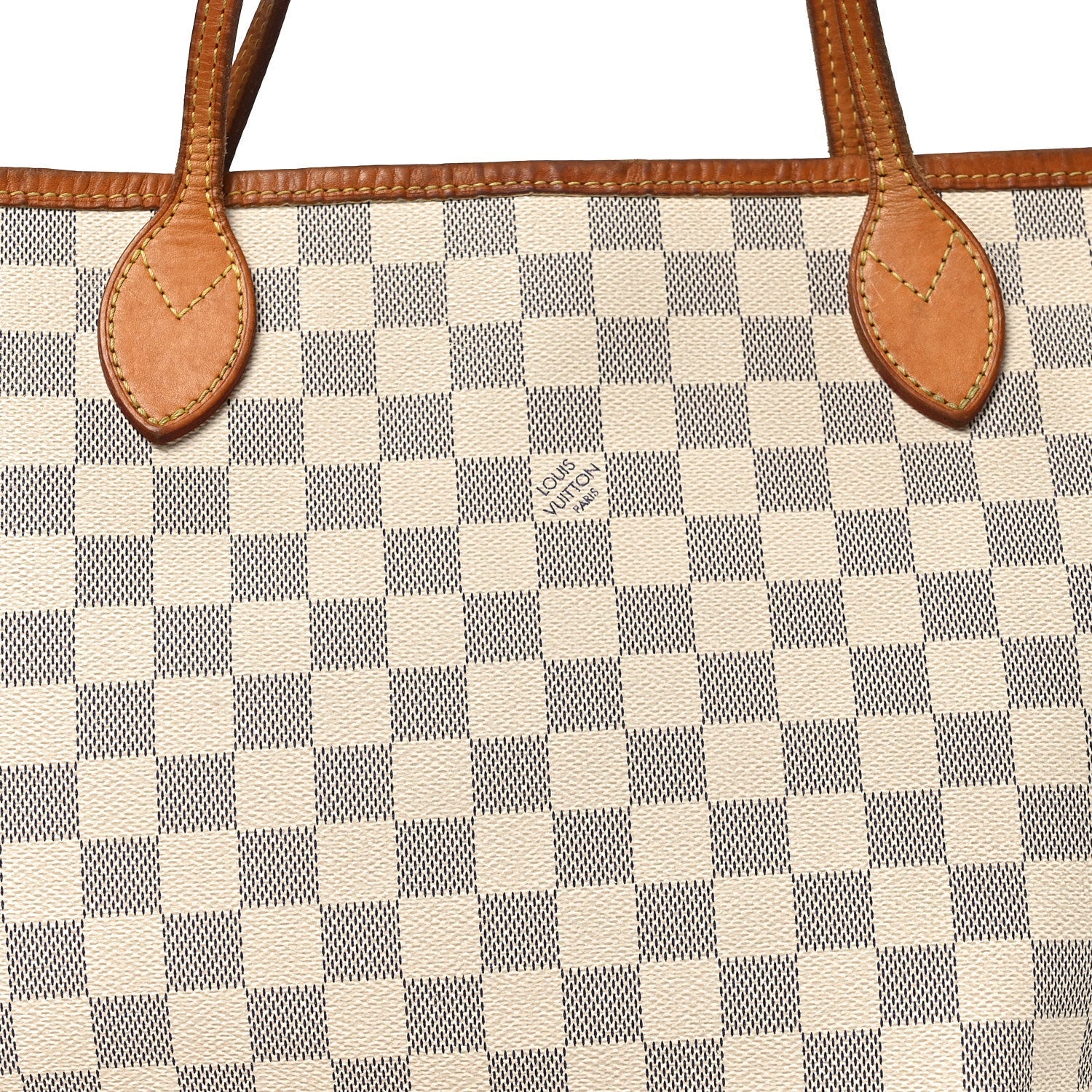 Damier Azur Neo Neverfull MM Rose Ballerine