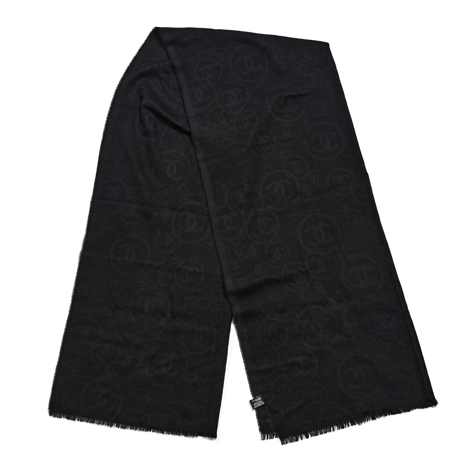 Cashmere CC Scarf Black