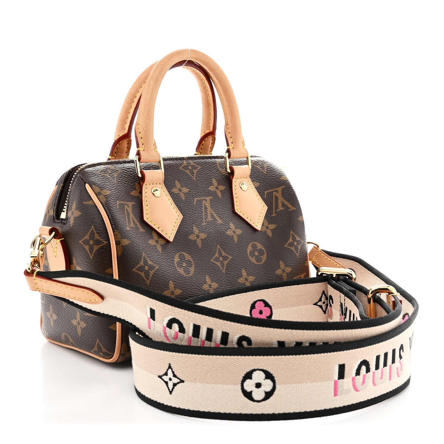 Monogram Speedy Bandouliere 20 Black