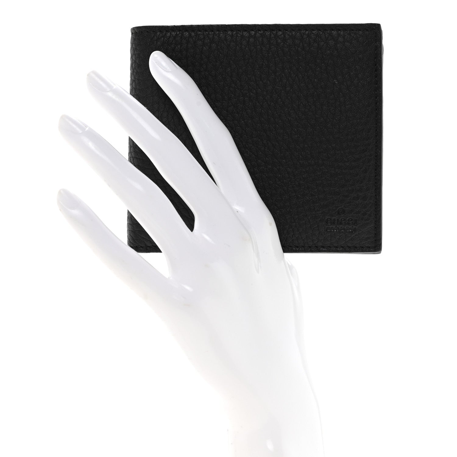 Calfskin Bi-Fold Wallet Black