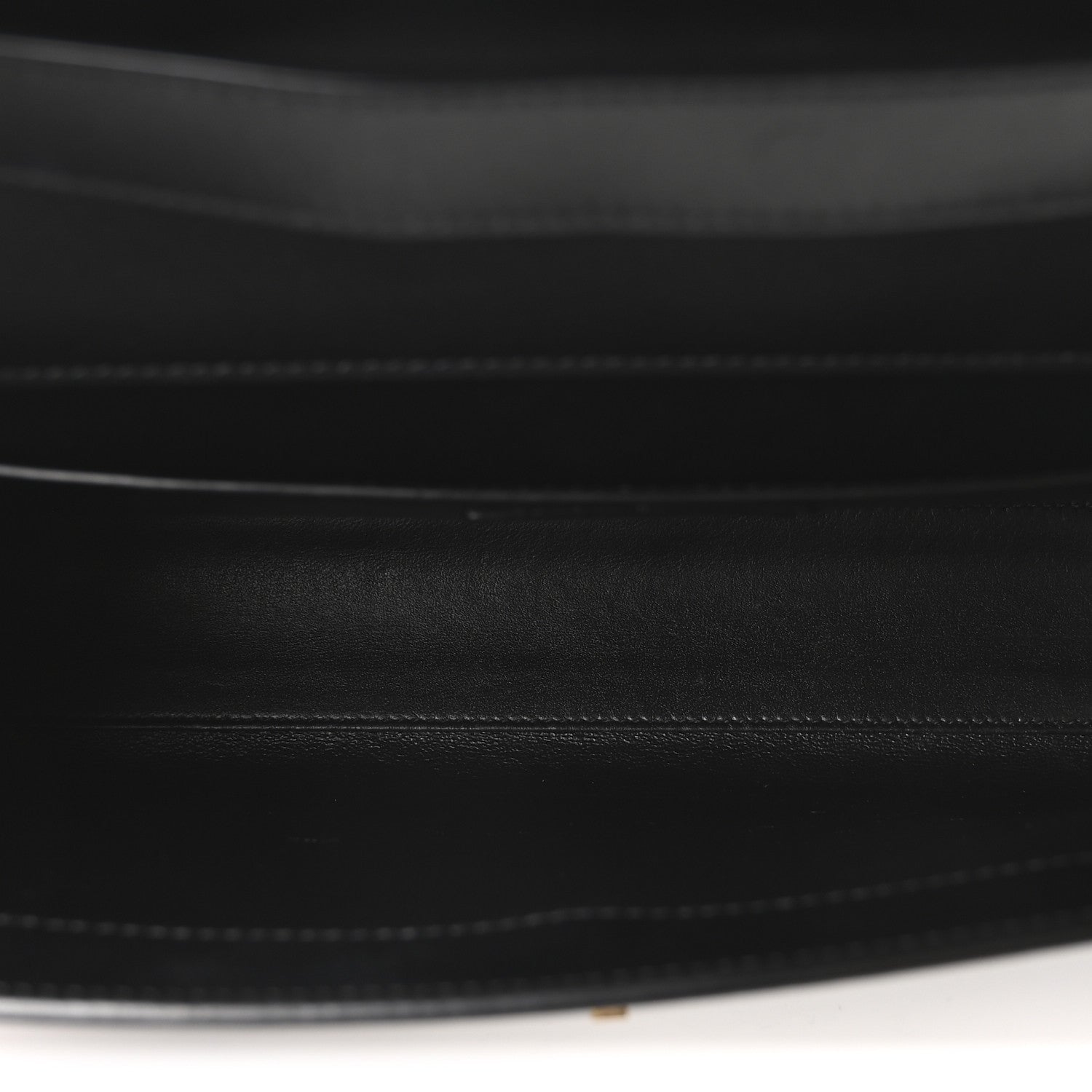 Smooth Calfskin Manhattan Shoulder Bag Black