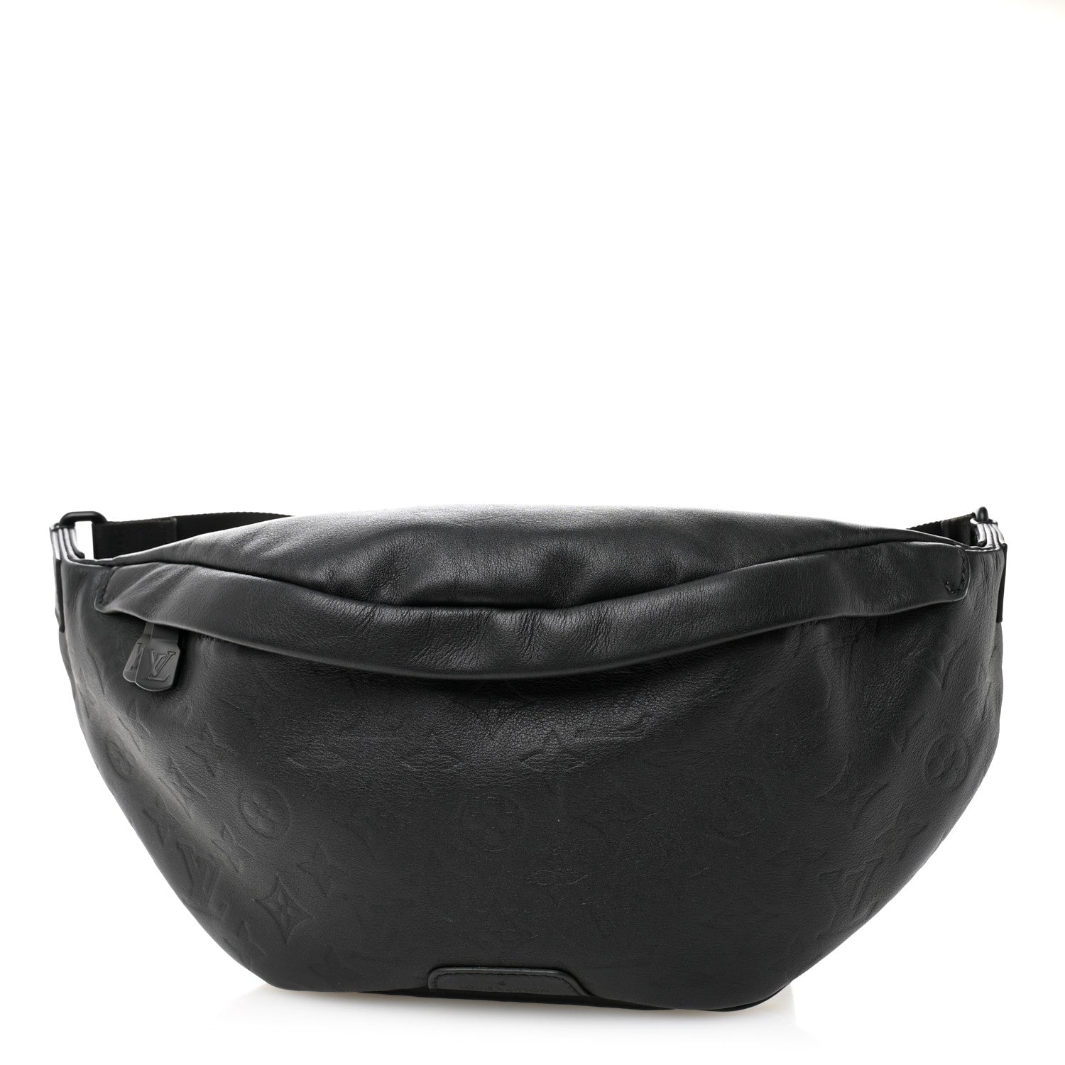 Calfskin Monogram Shadow Discovery Bumbag Black