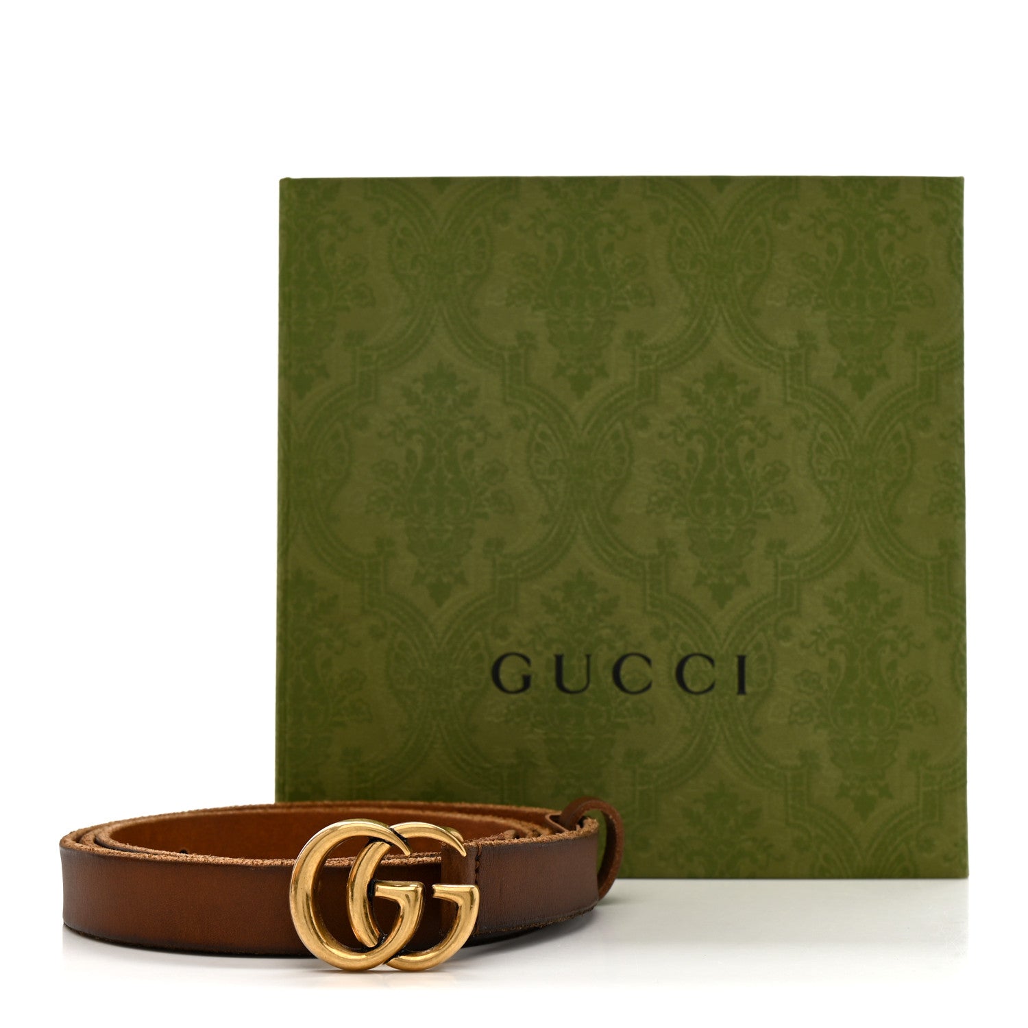 Faded Calfskin Double G 20mm Belt 100 40 Cuir
