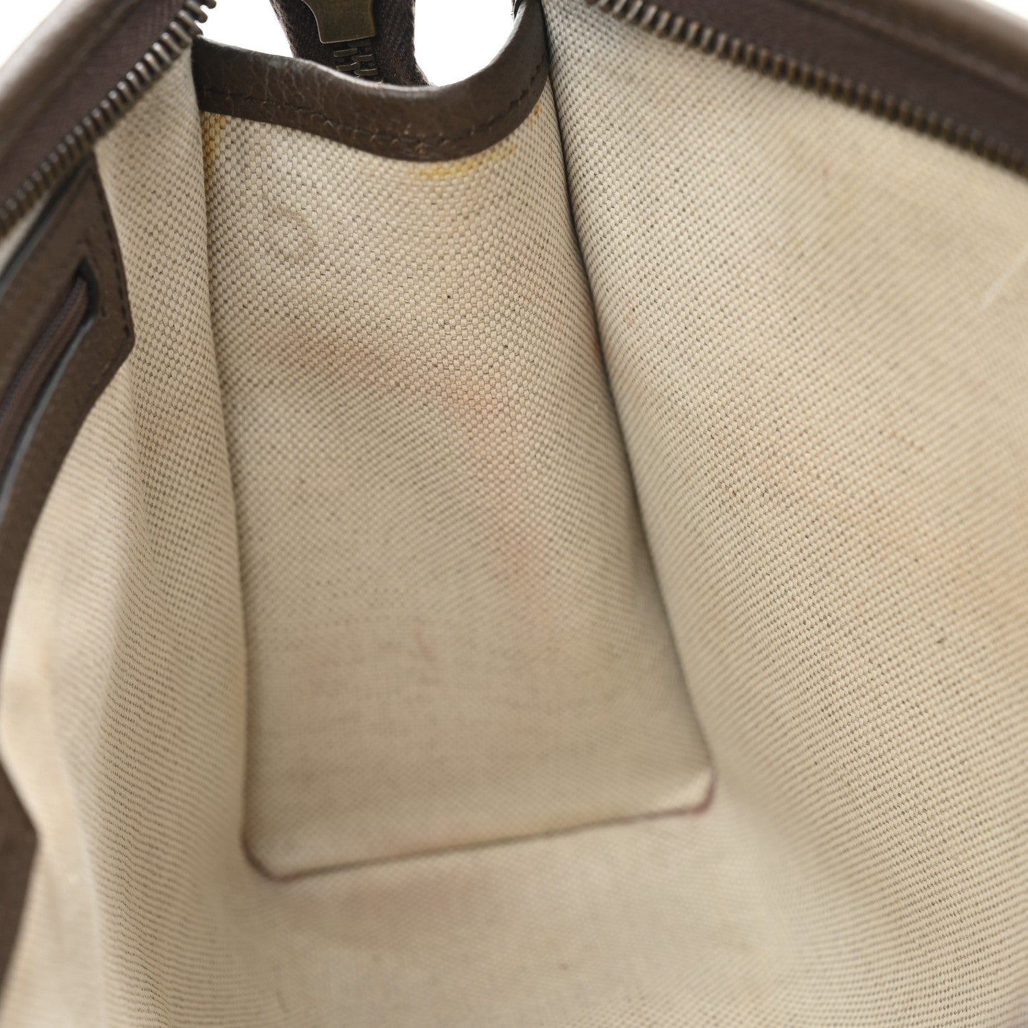GG Supreme Monogram Web Ophidia GG Toiletry Case Beige New Acero
