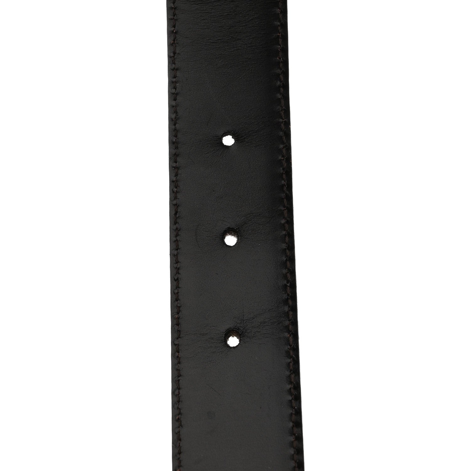 Calfskin Square Buckle Horsebit Belt 90 36 Brown Multicolor
