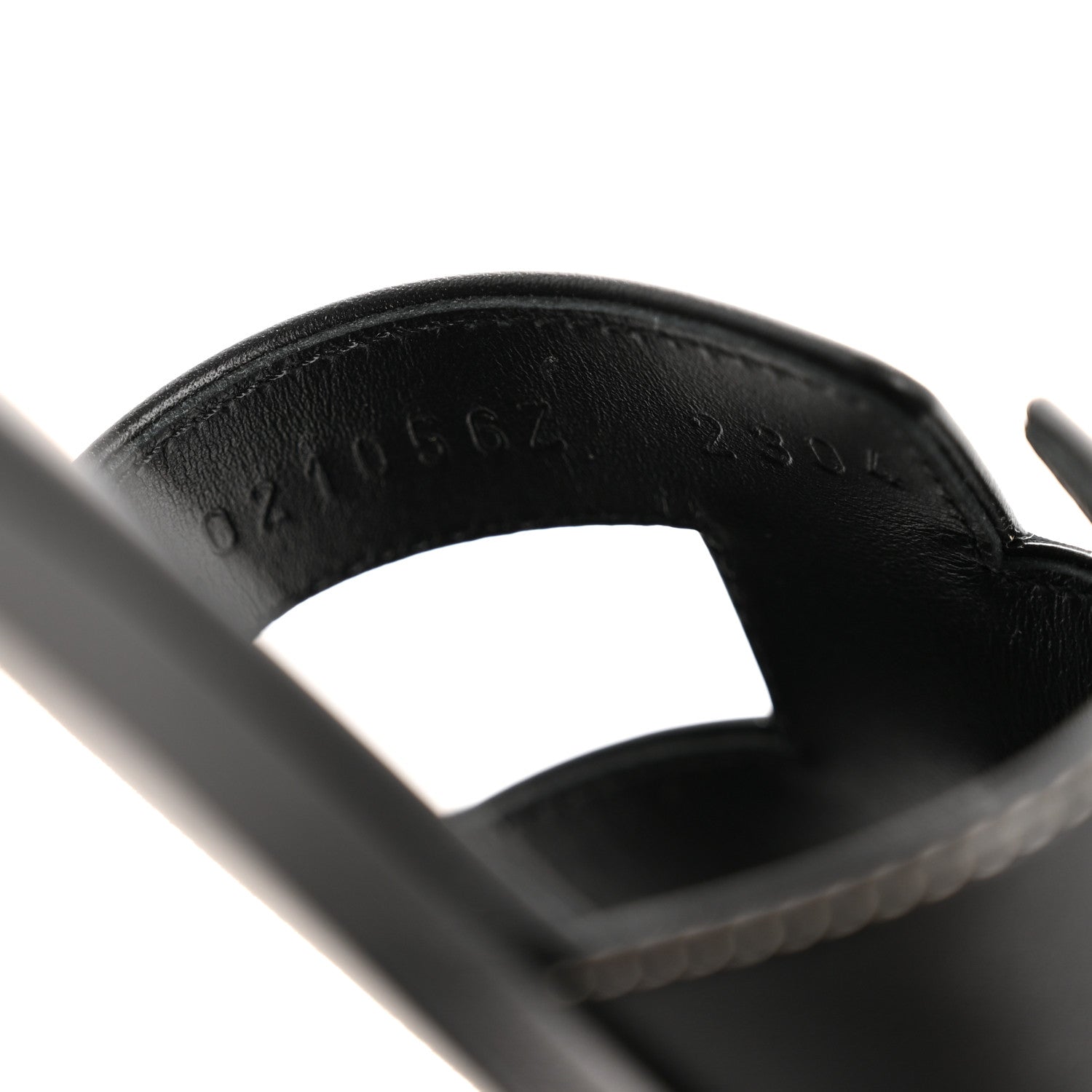 Box Calfskin Oran Sandals 35 Black