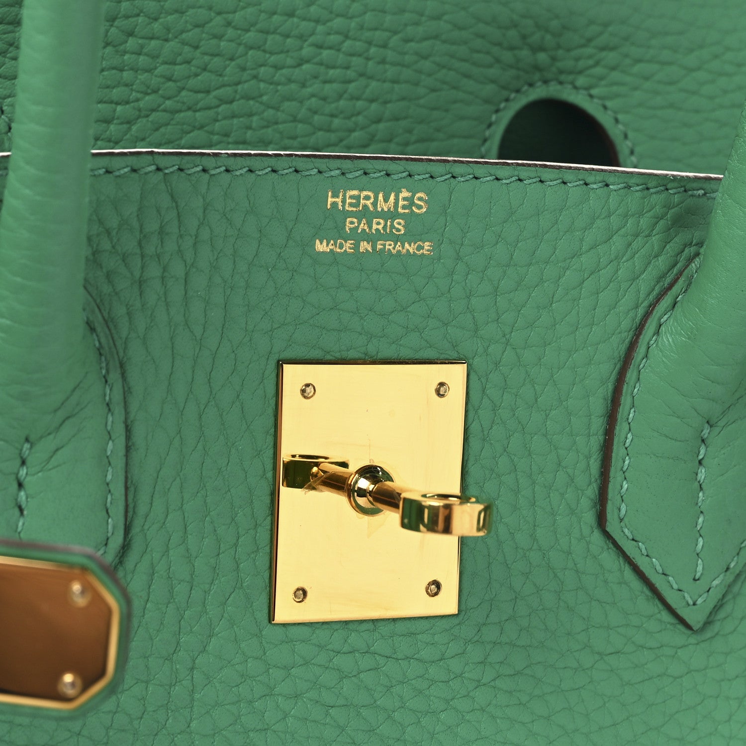 Taurillon Clemence Birkin 30 Menthe