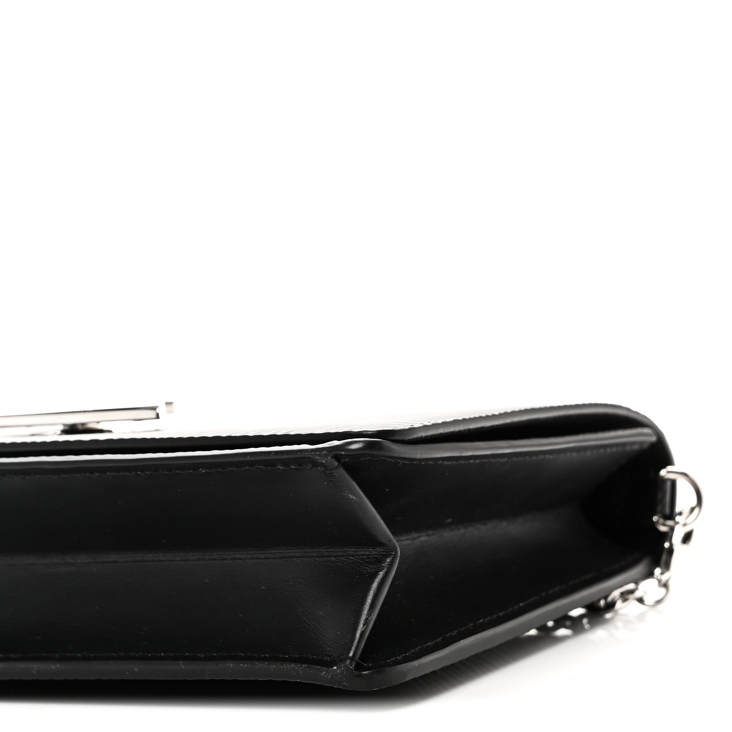 Epi Twist Belt Chain Wallet Black