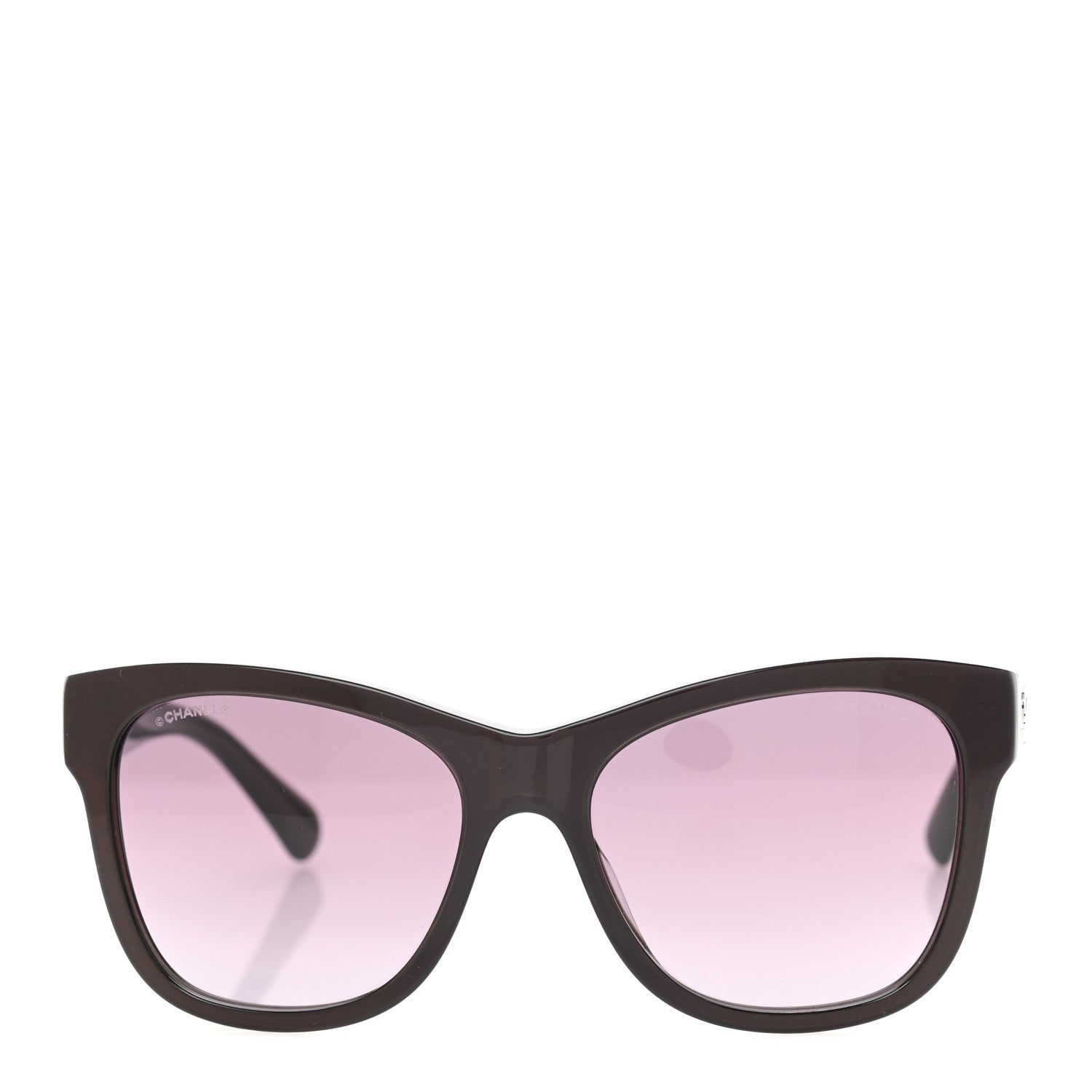 Acetate Polarized Square CC Sunglasses 5380 Purple