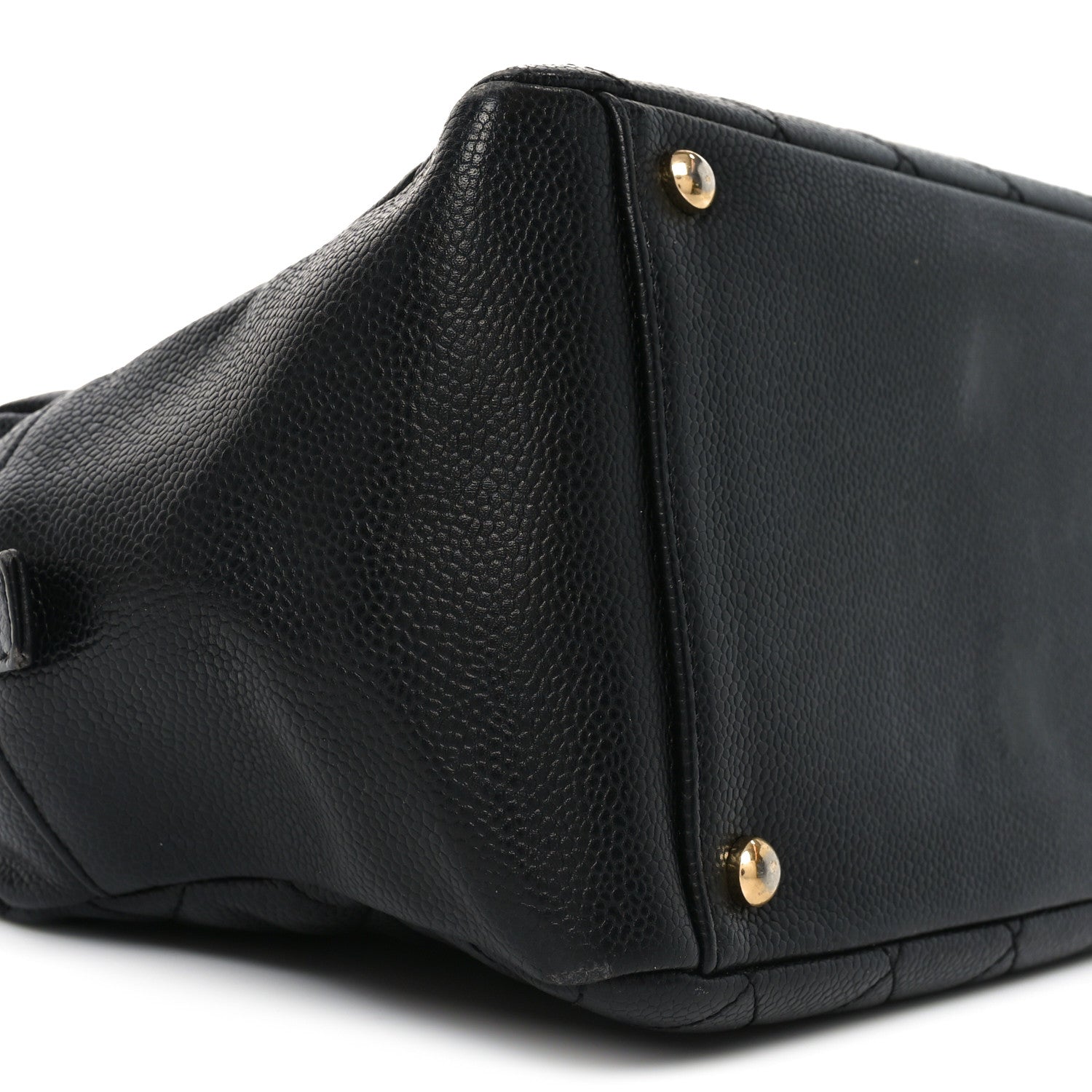 Caviar Quilted Petit Timeless Tote PTT Black