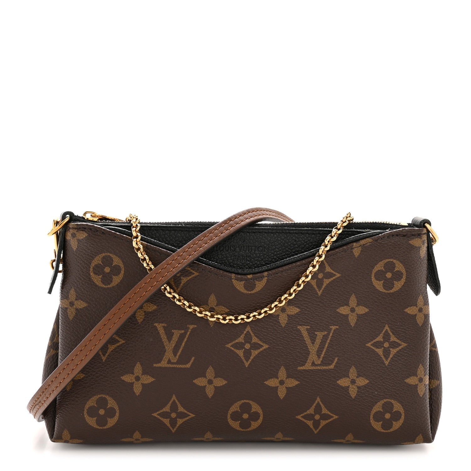 Monogram Pallas Clutch Black