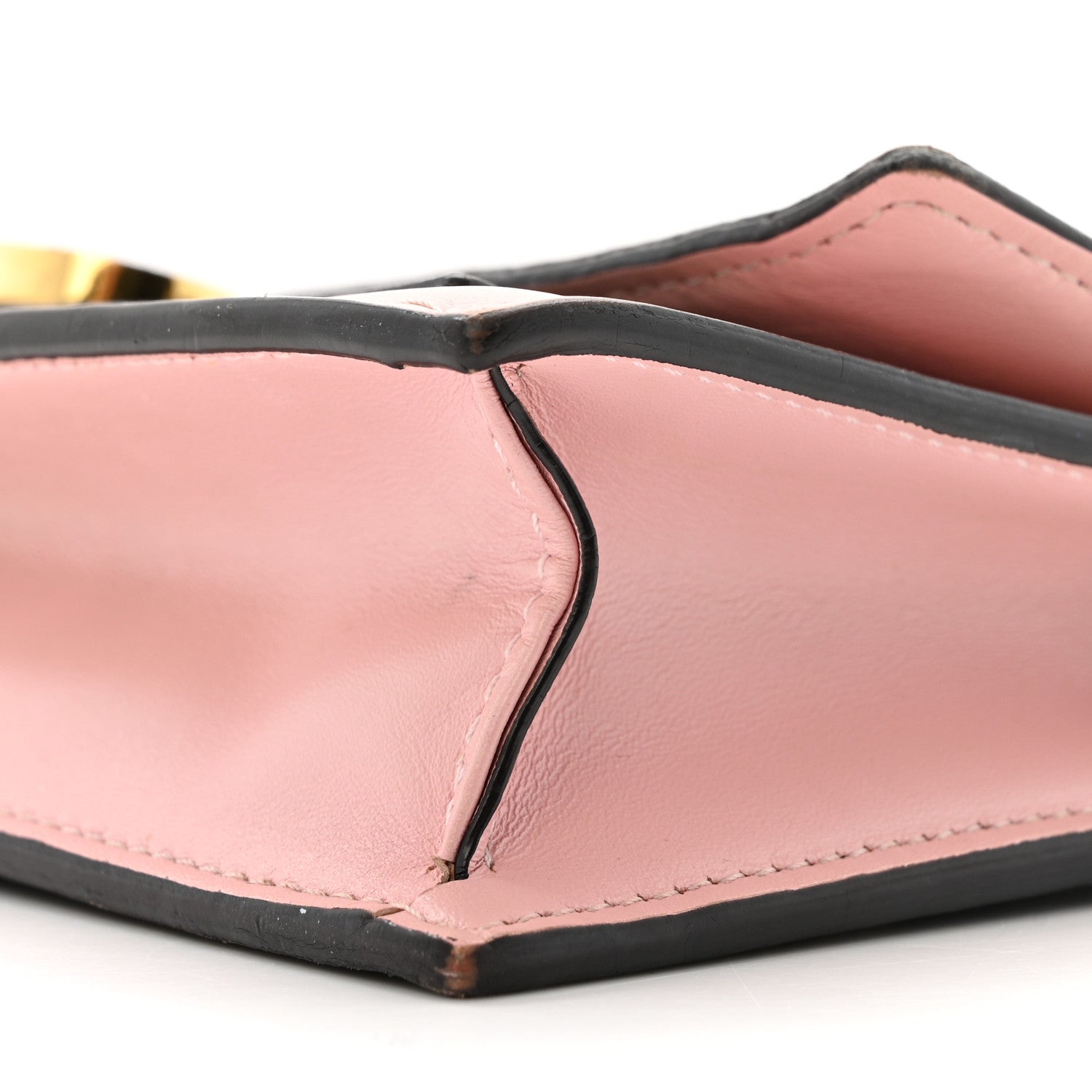 Monogram Flore Chain Wallet Rose Ballerine