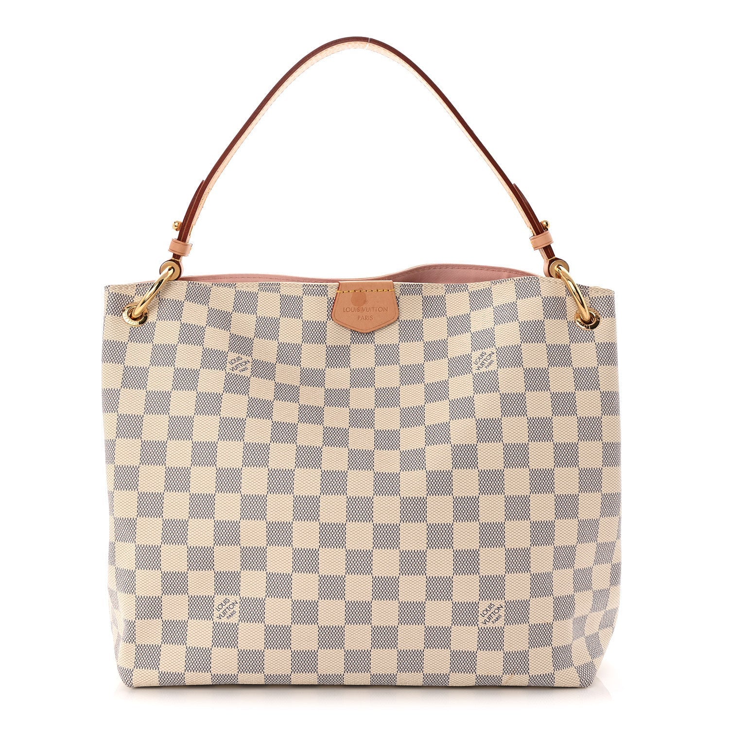 Damier Azur Graceful PM Rose Ballerine