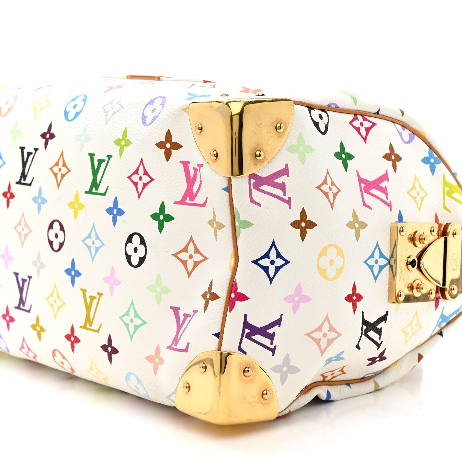Monogram Multicolor Speedy 30 White