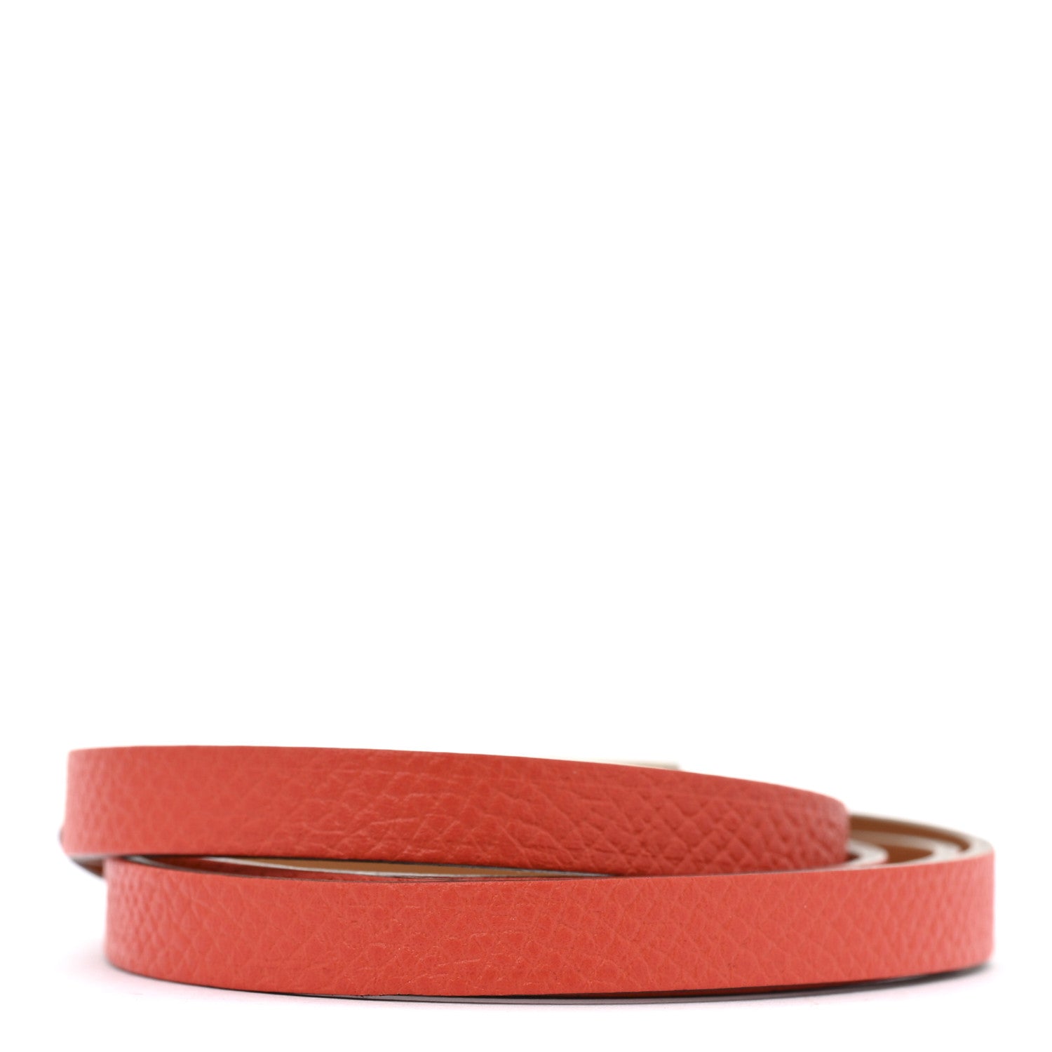 Epsom Behapi Quad Tour Bracelet M Orange Poppy