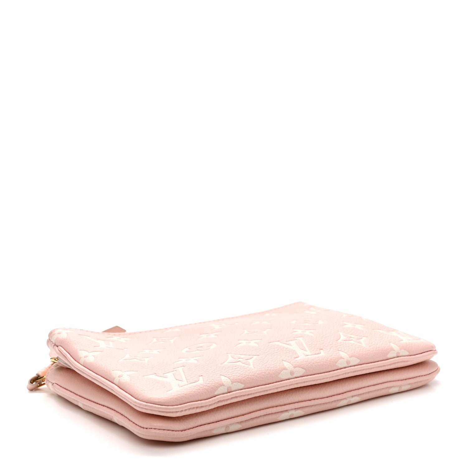Empreinte Monogram Double Zip Pochette Rose