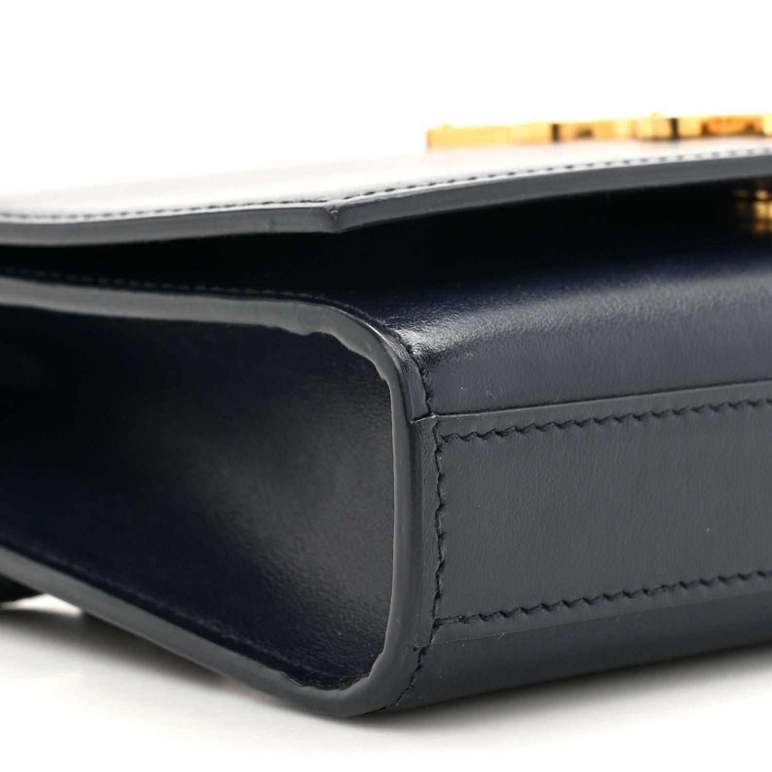 Smooth Calfskin Monogram Kate Belt Bag Deep Marine Black