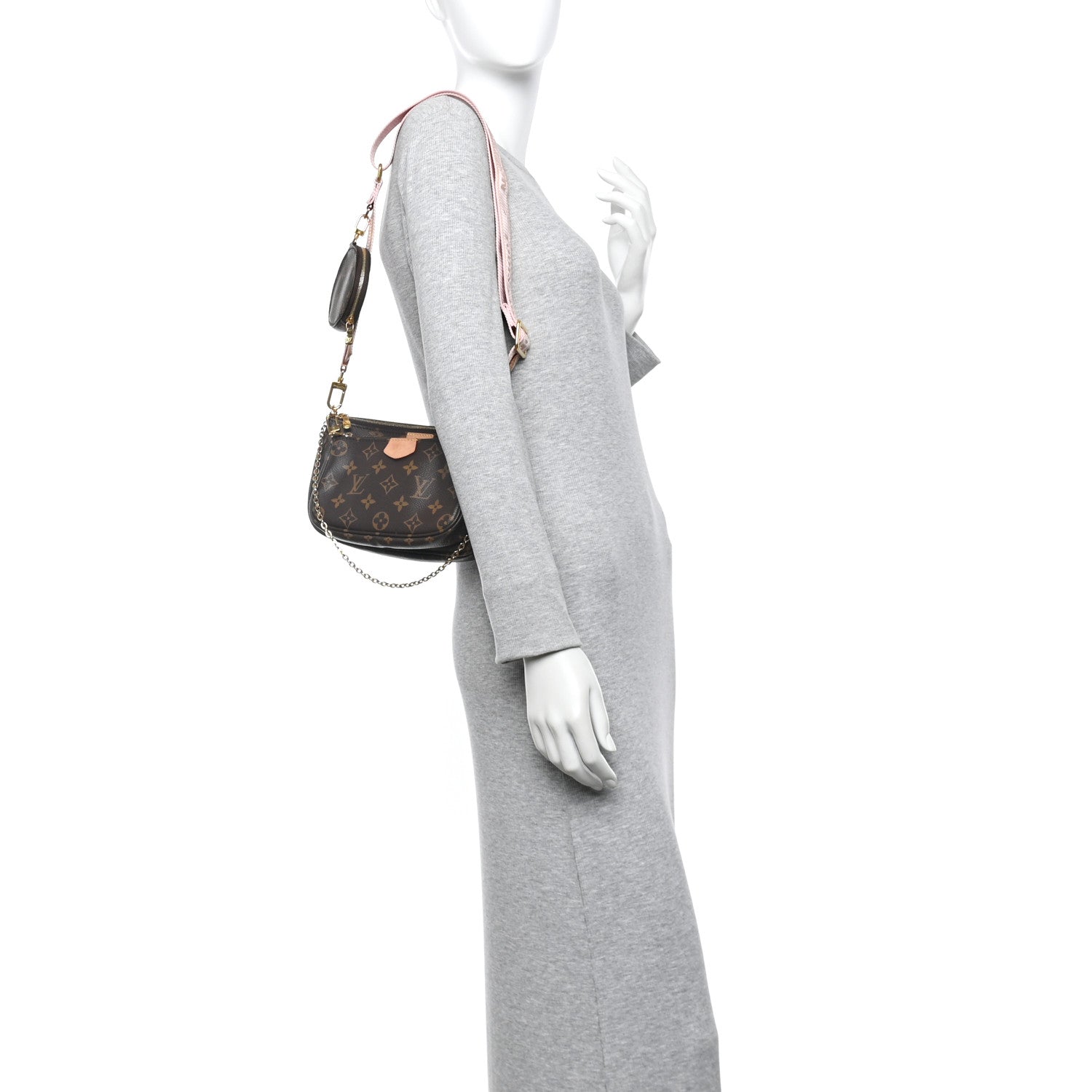 Monogram Multi Pochette Accessories Rose Clair