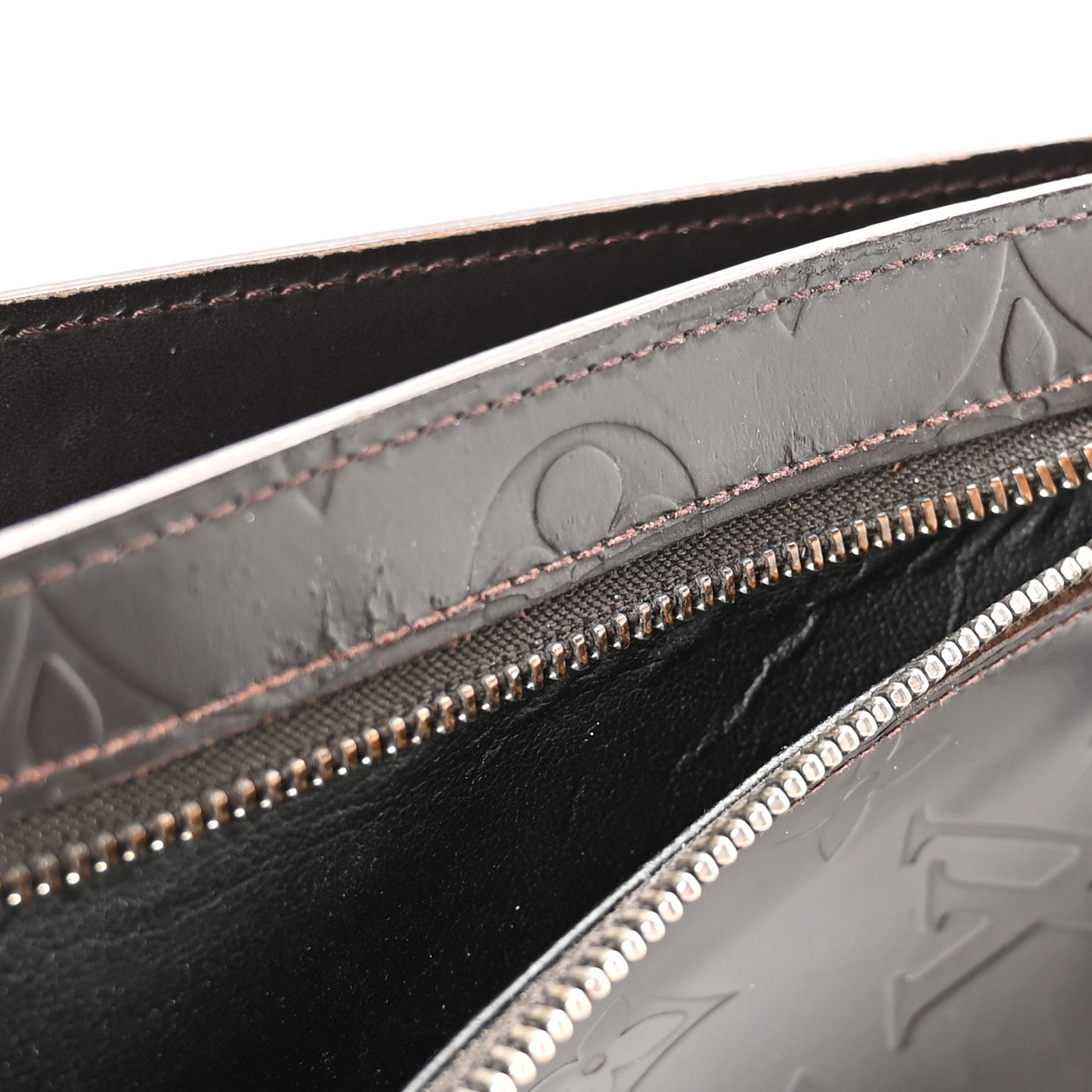 Monogram Glace Whist Wallet Cafe Brown