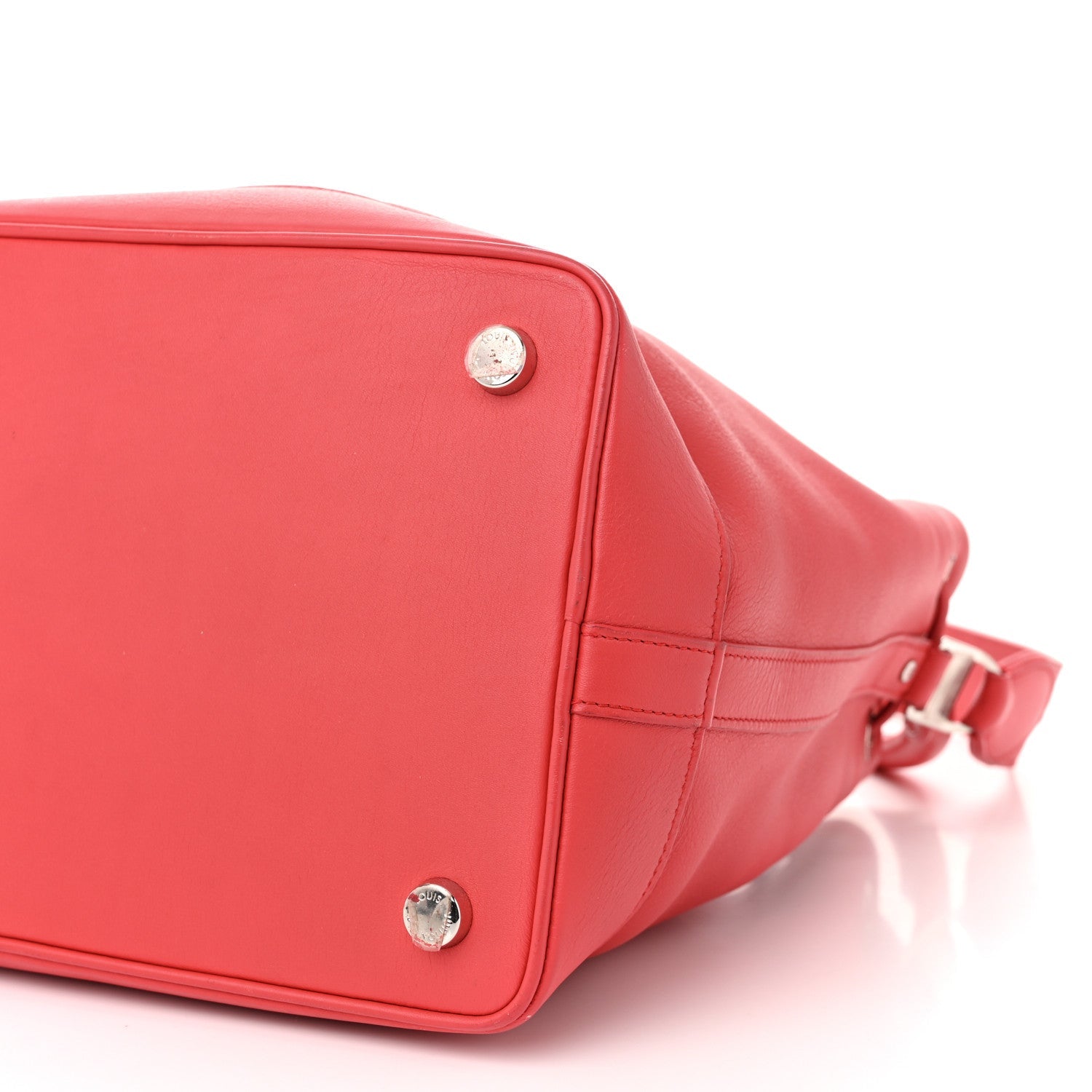 Calfskin Bucket Bag  Dark Pink