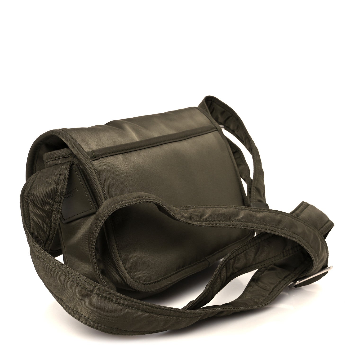 Econyl Nylon Small Niki Messenger Deep Milita