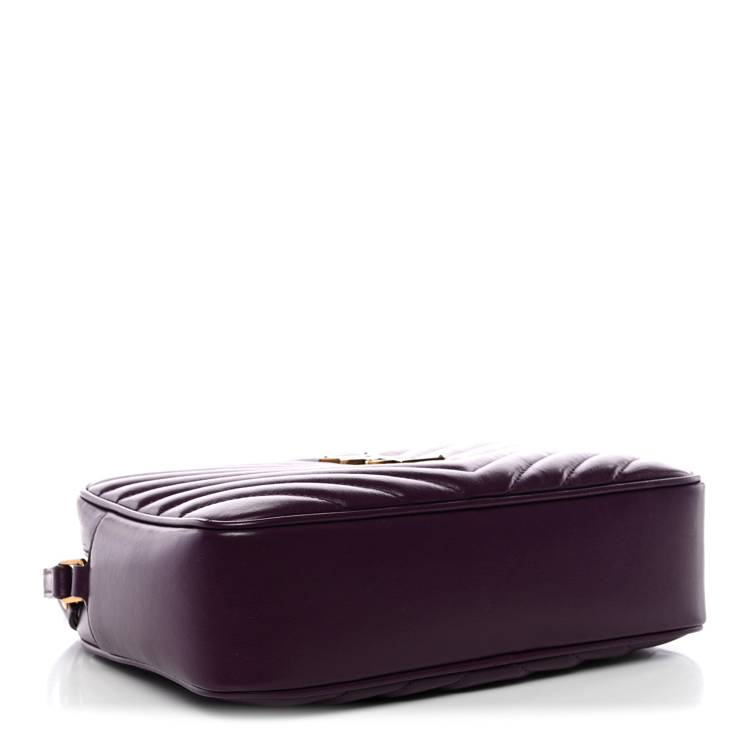 Calfskin Matelasse Monogram Lou Camera Bag Purple
